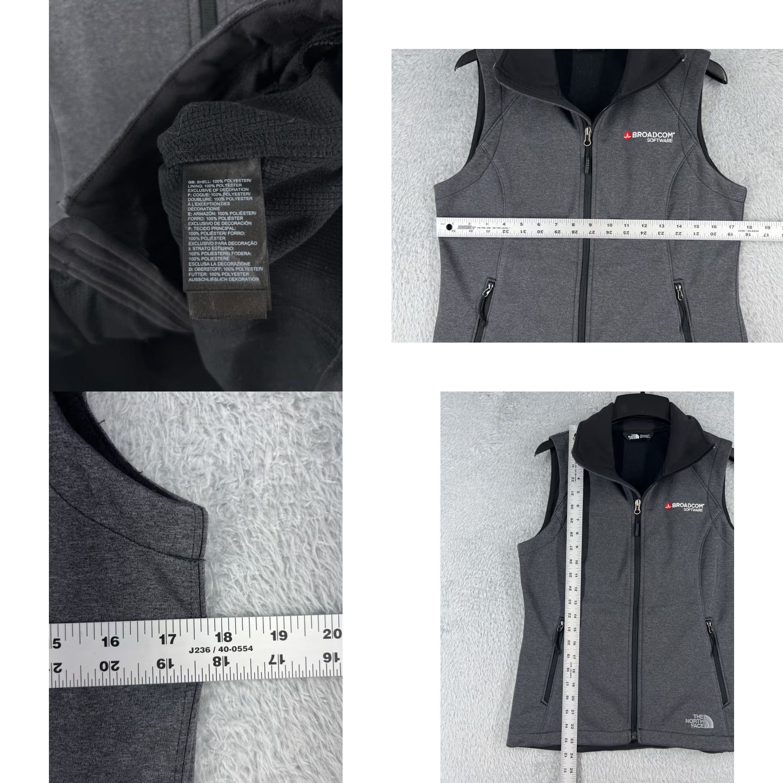 The North Face VINTAGE The North Face Vest Womens Small Gray Full Zip Size S / US 4 / IT 40 - 8 Thumbnail