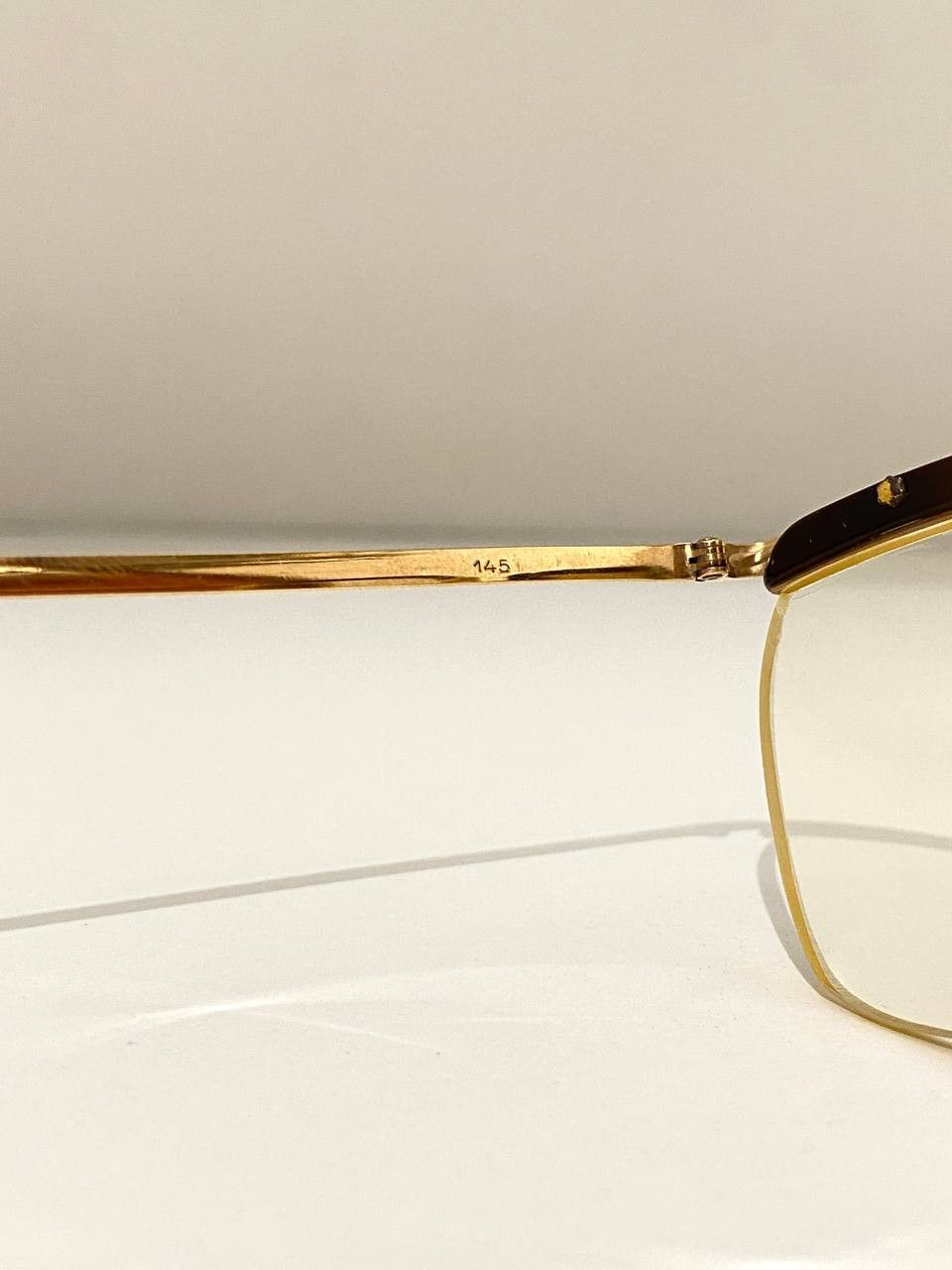 Other Amor France Gold Plated Brow Eyeglasses Vintage Size ONE SIZE - 8 Thumbnail