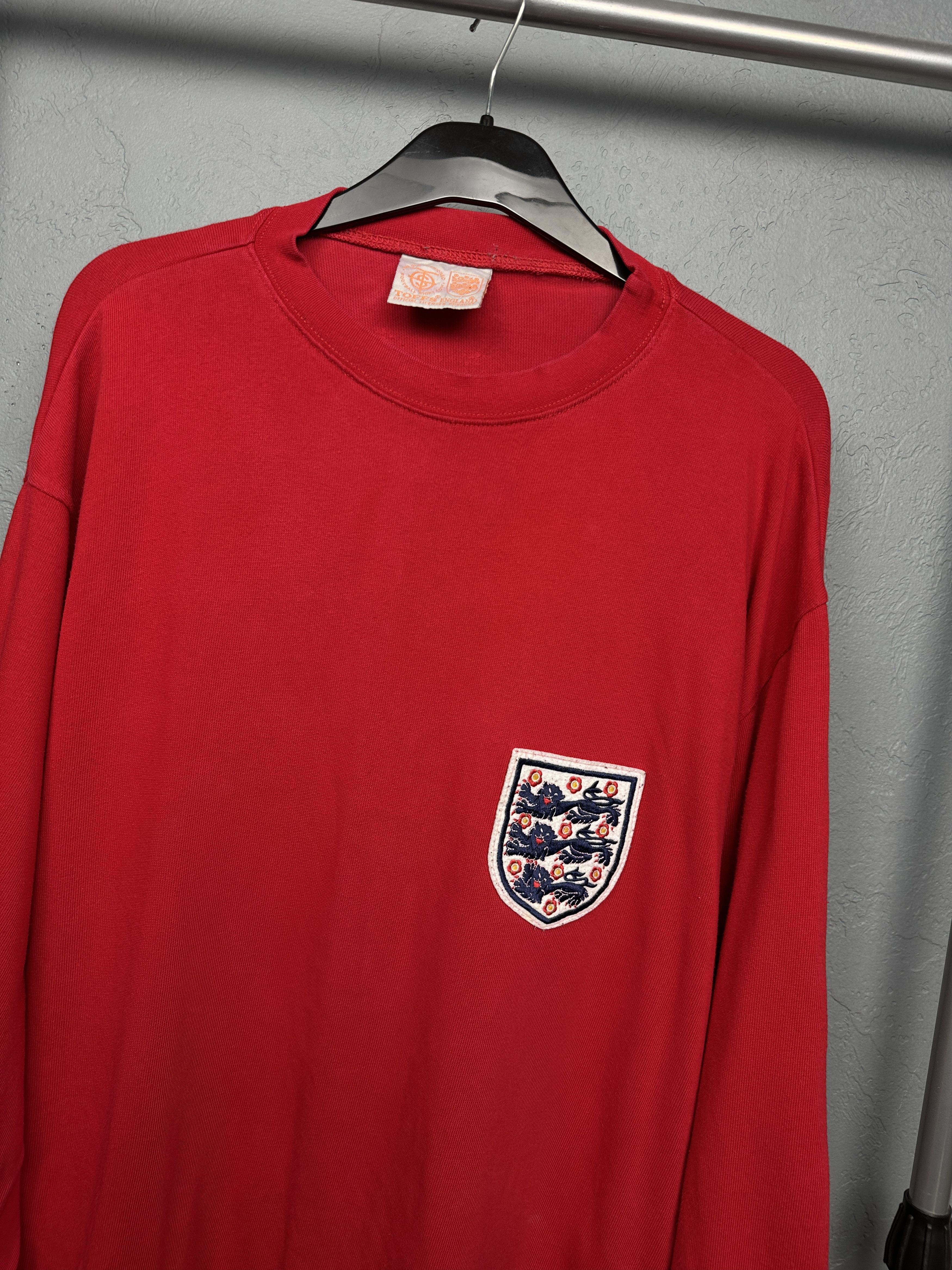 Toffs Toffs England Vintage Football Long Sleeve Jersey Shirt Size US XL / EU 56 / 4 - 2 Thumbnail