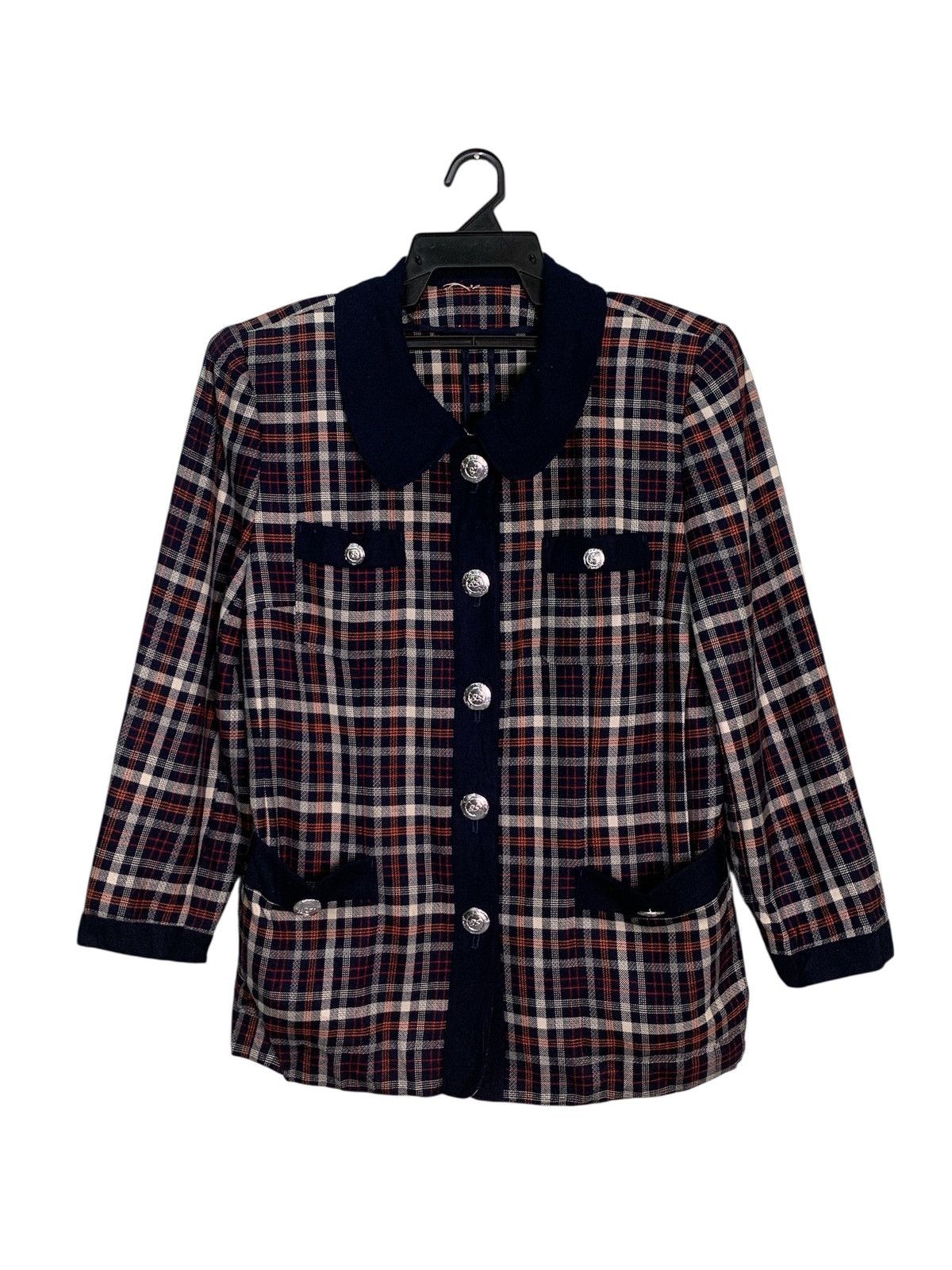 Japanese Brand Rare Design Vintage Emmerich & Eger Tweed Jacket Size M / US 6-8 / IT 42-44 - 1 Thumbnail