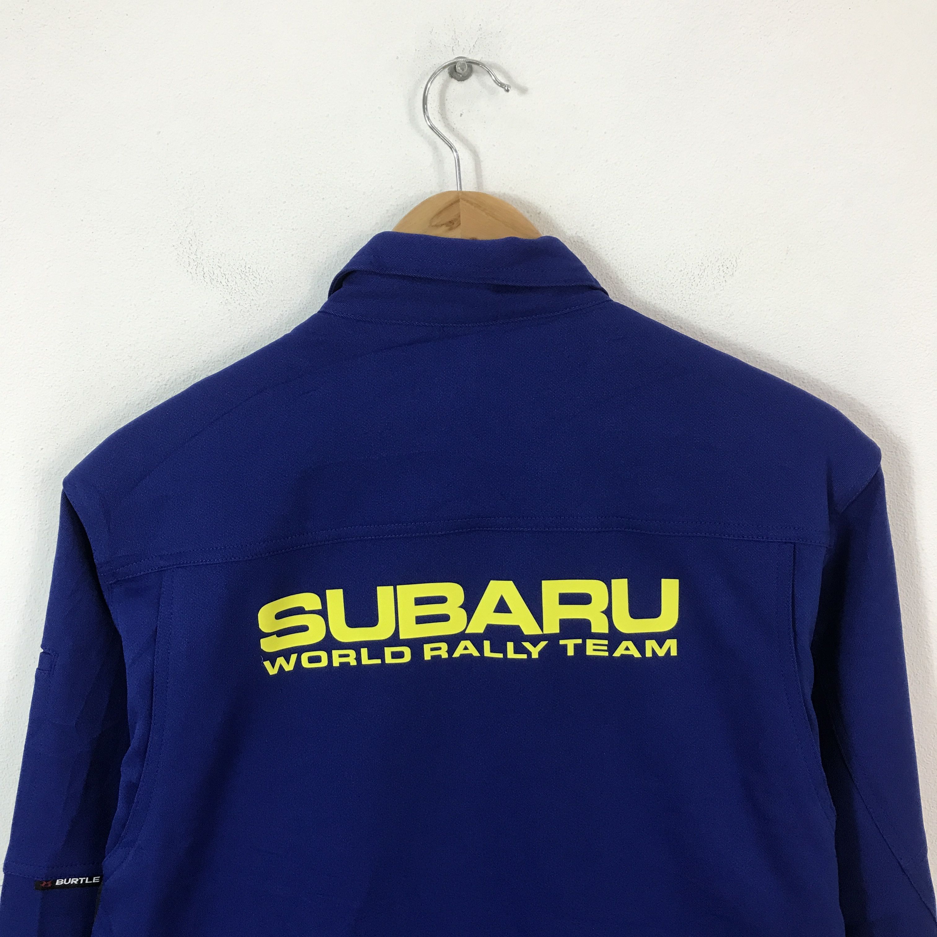 Japanese Brand Vtg subaru racing team Japan motorport custom jacket K62B18 Size US L / EU 52-54 / 3 - 4 Thumbnail