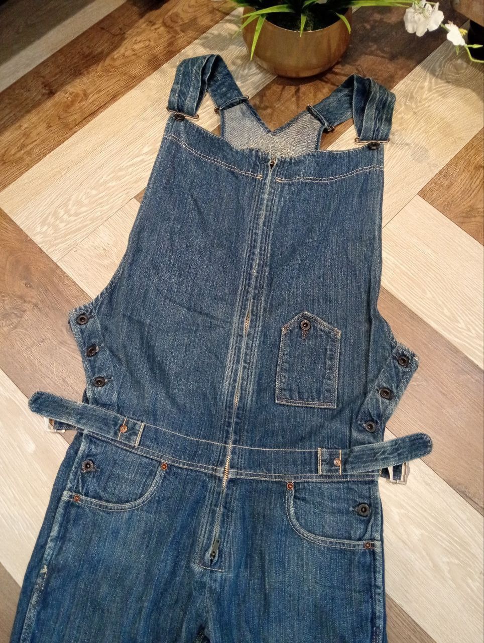 Kapital KAPITAL DENIM WORKER OVERALLS - SIZE XS BLUE Size US 31 - 5 Thumbnail
