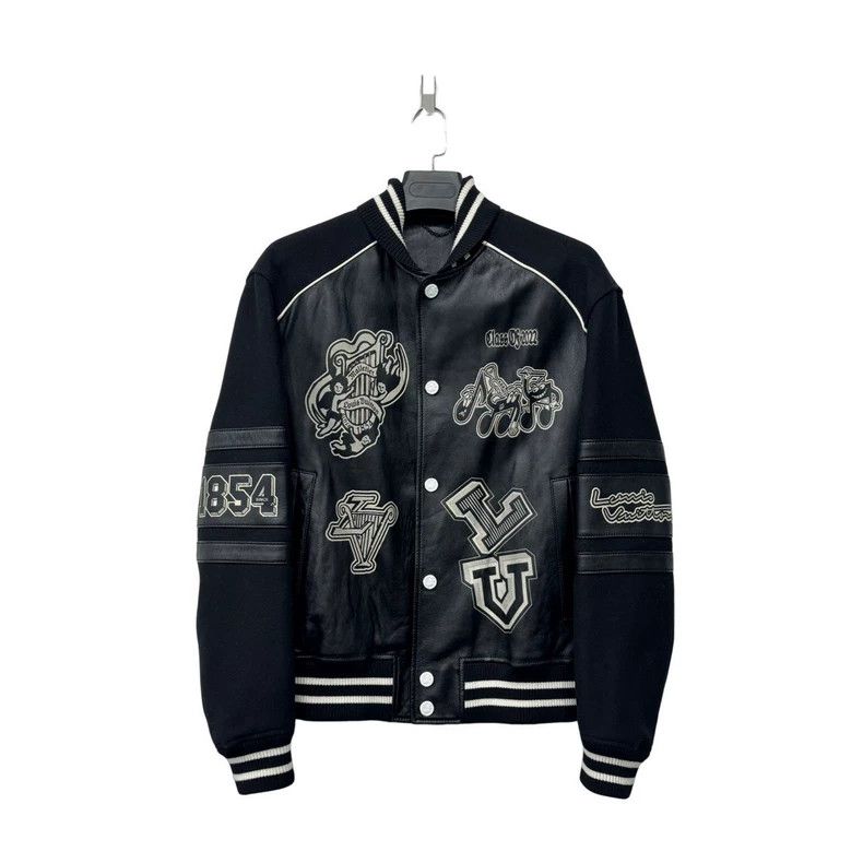 Louis Vuitton Louis Vuitton Black Label Printed Baseball Jacket Size US M / EU 48-50 / 2 - 2 Thumbnail
