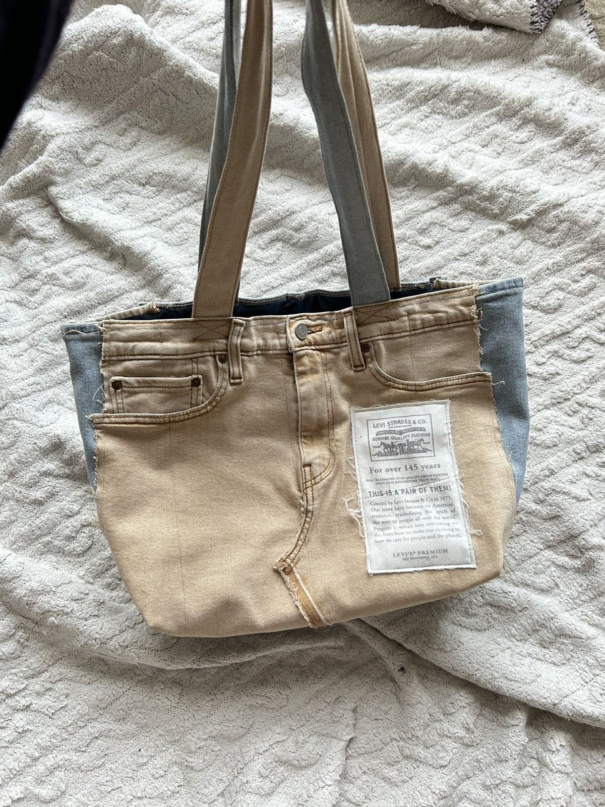 Grailed × Handmade × Levi's Rework bag Levi’s levis handmade jeans vintage rare denim Size ONE SIZE - 10 Thumbnail