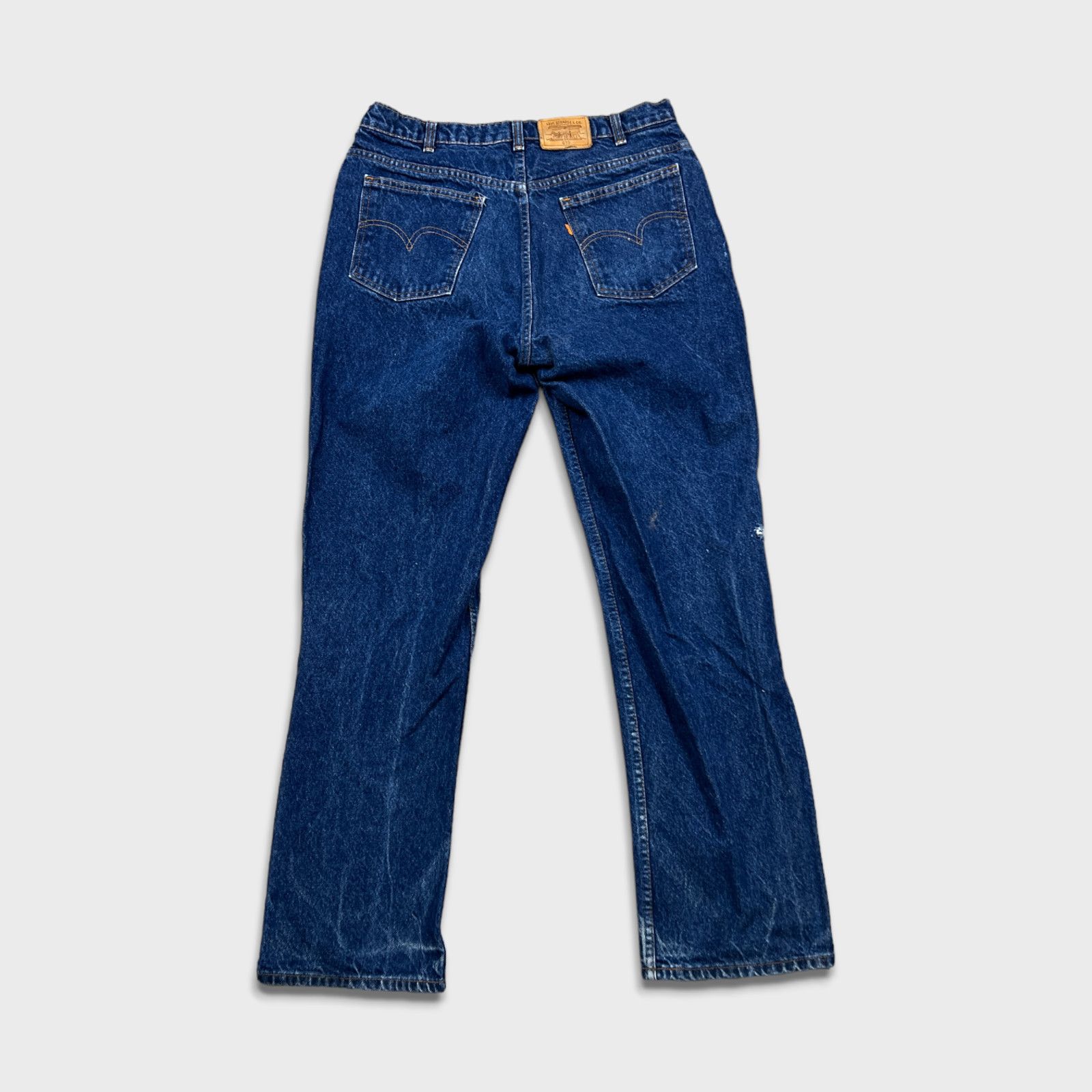 Levi's × Vintage Vintage Levi's 619 Jeans 33x30 Orange Tab Wide 90s Denim Size US 33 - 4 Thumbnail