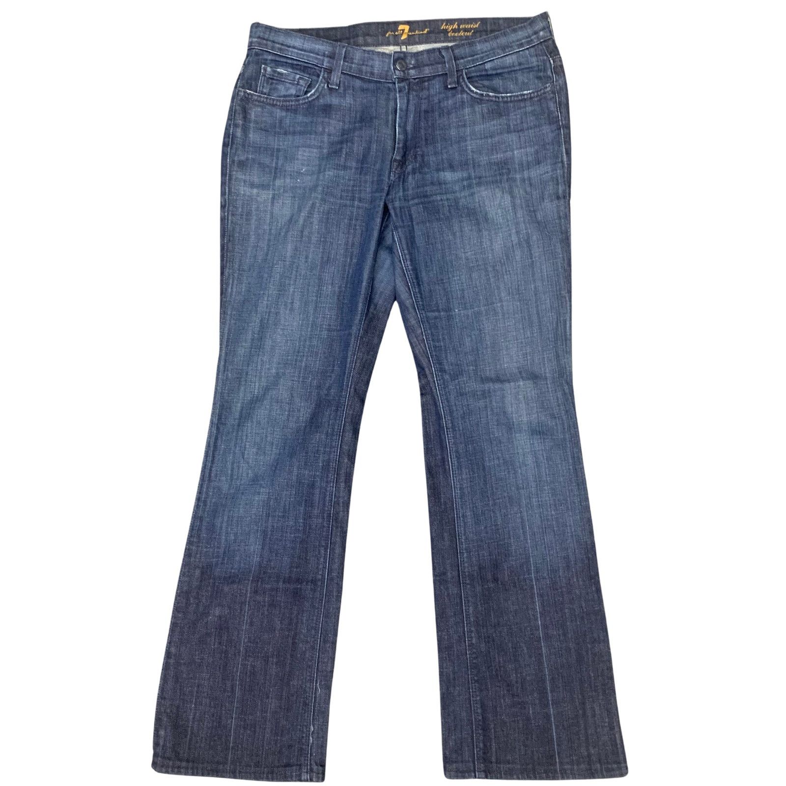 7 For All Mankind 7 For All Mankind Dark Wash High Waist Bootcut Jeans Size 31" - 1 Thumbnail
