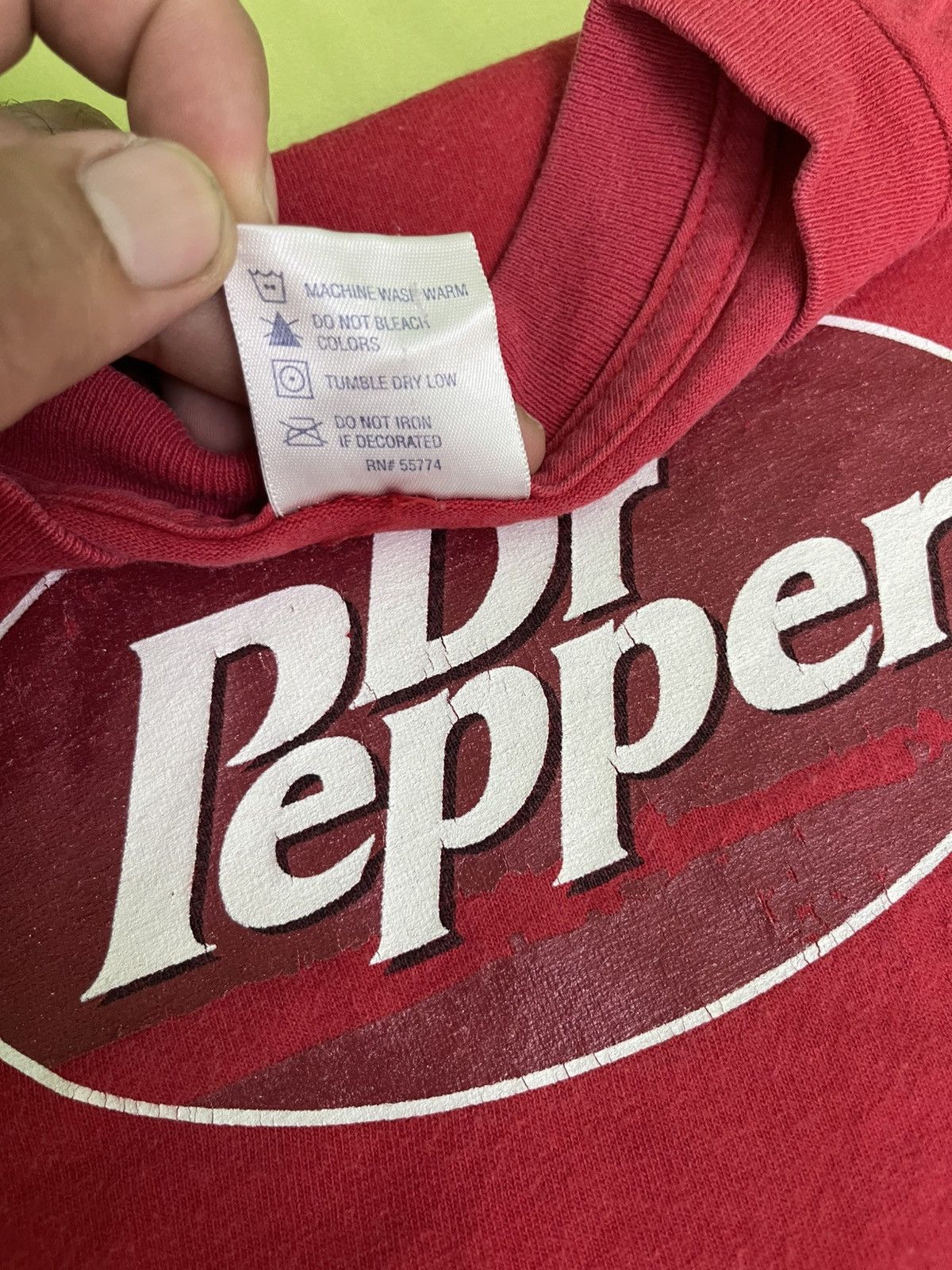 Vintage Vintage Tee Luv Dr Pepper Oval Logo Shirt Tee Size US M / EU 48-50 / 2 - 11 Thumbnail