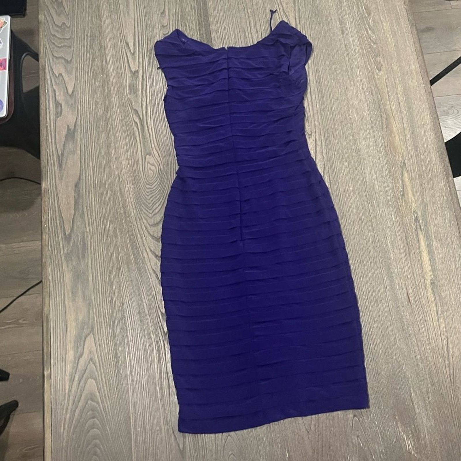 Adrianna Papell Adrianna Papell Bodycon Bandage Tiered Dress Cobalt Size 6 Size M / US 6-8 / IT 42-44 - 6 Thumbnail