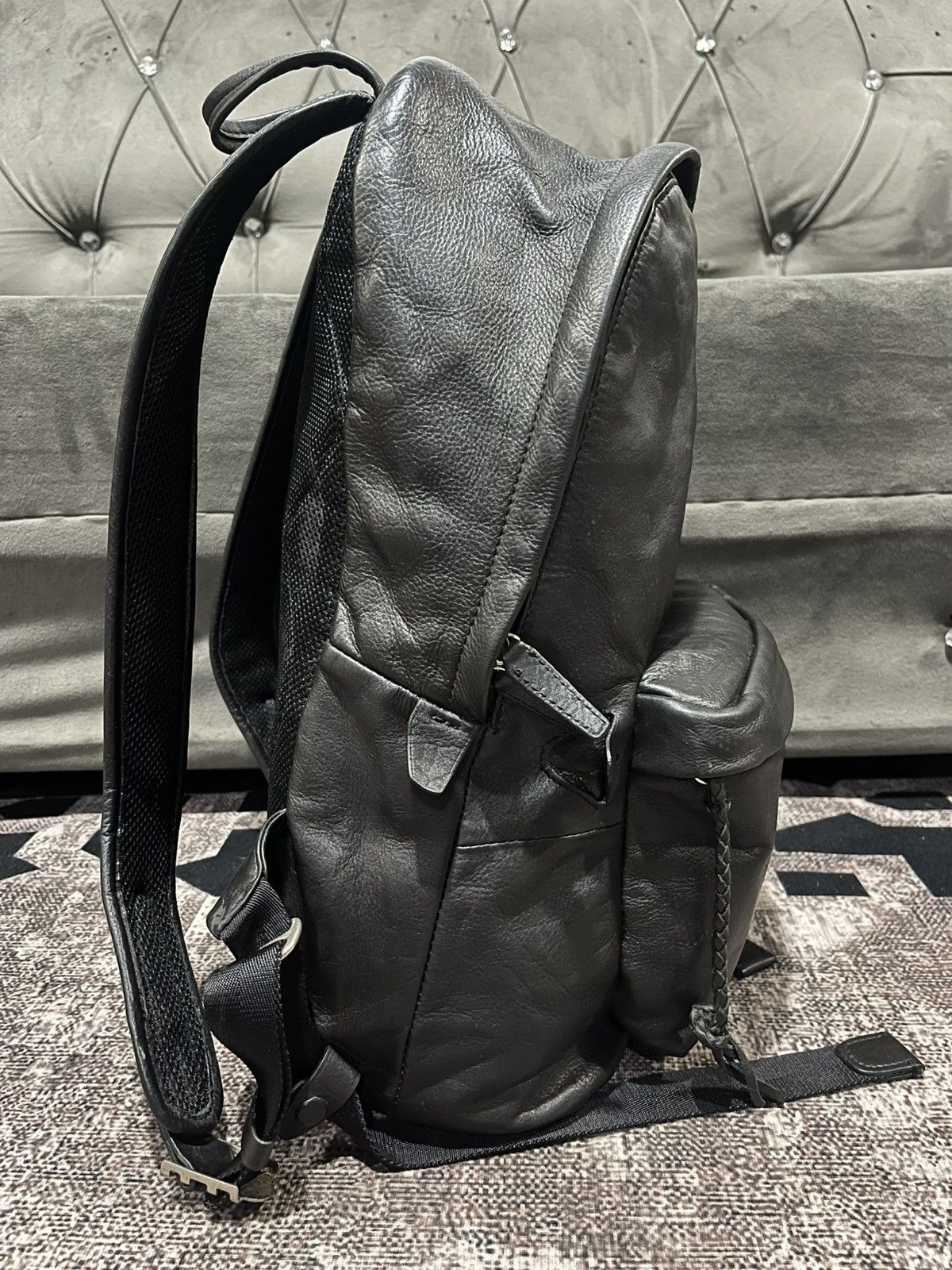 Japanese Brand Authentic Brand P.i.d Leather Backpack Size ONE SIZE - 5 Thumbnail