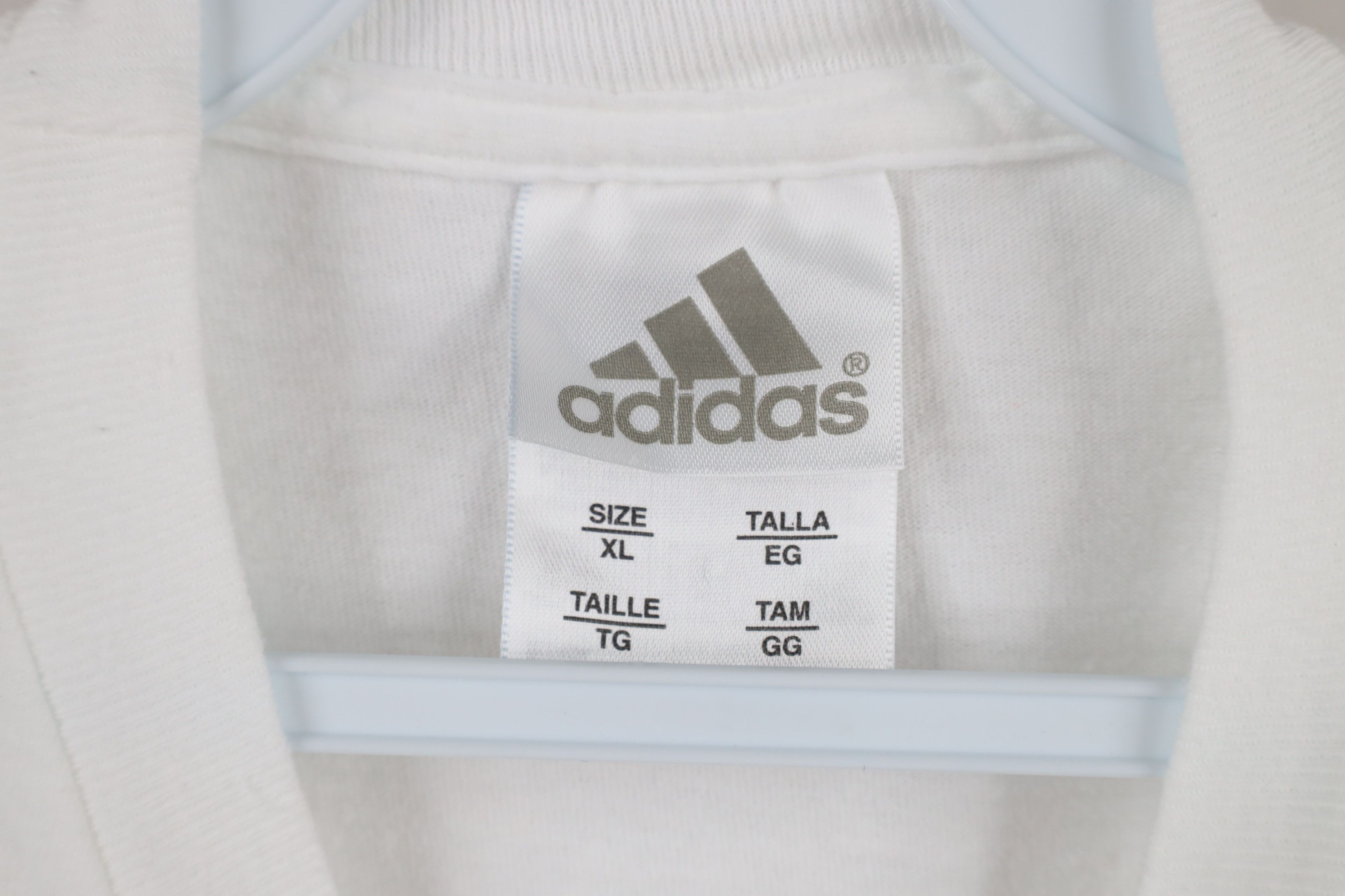 Adidas Vintage 90s Adidas Striped Sleeveless Muscle T-Shirt White Size US XL / EU 56 / 4 - 5 Thumbnail