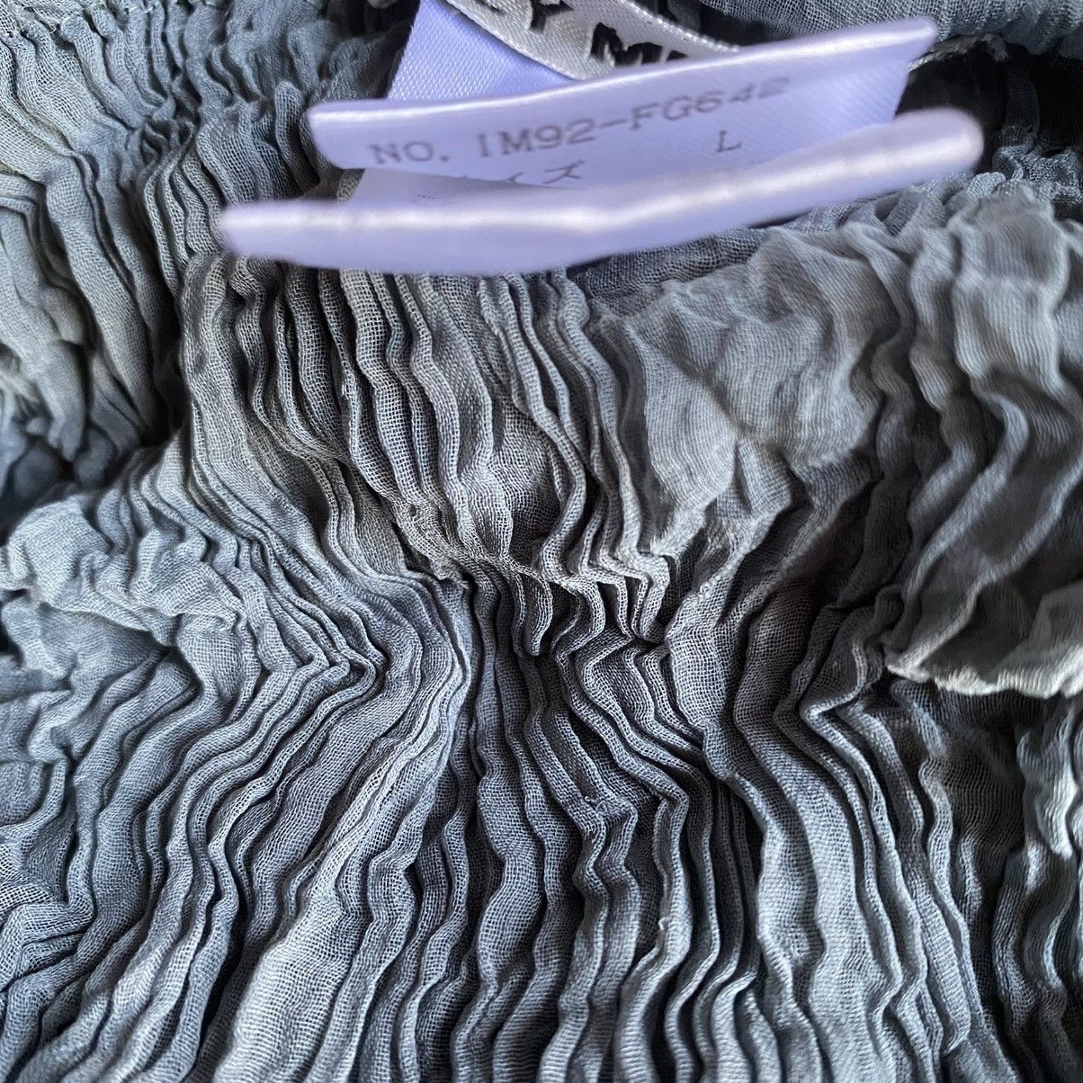 Issey Miyake Vintage SS99 Wavy Twist Double Layer Sheer Mesh Skirt Size 27" / US 4 / IT 40 - 7 Thumbnail