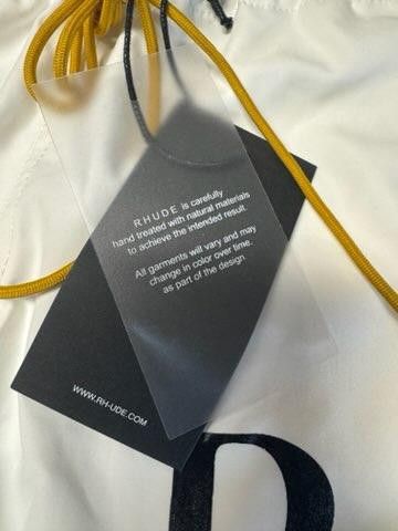 Rhude Rhude Scramble Logo Trunks White Size US 30 / EU 46 - 4 Thumbnail