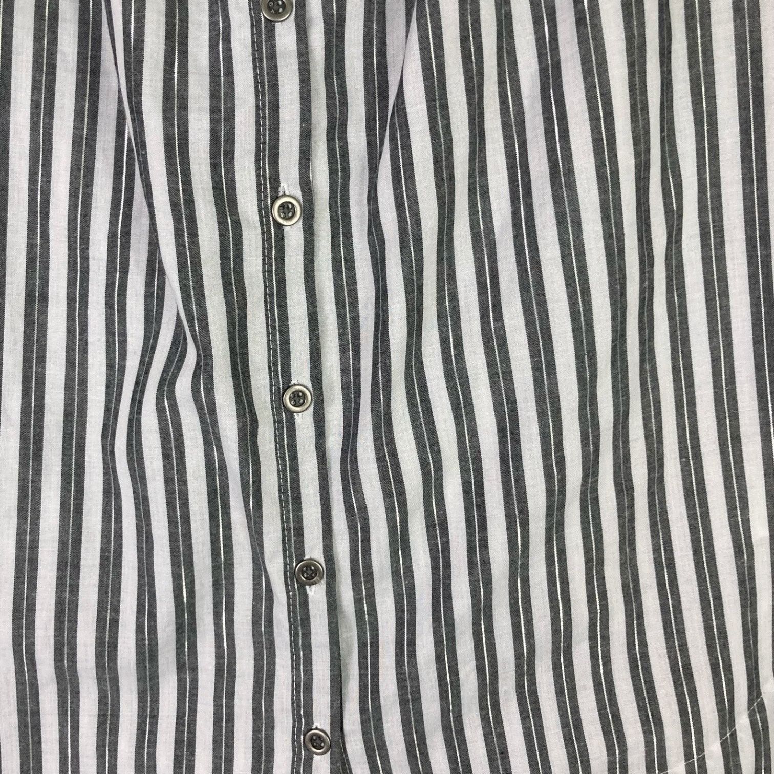 Other Blouse Shirt Rayon Short Sleeve Striped Women's S Size S / US 4 / IT 40 - 2 Thumbnail