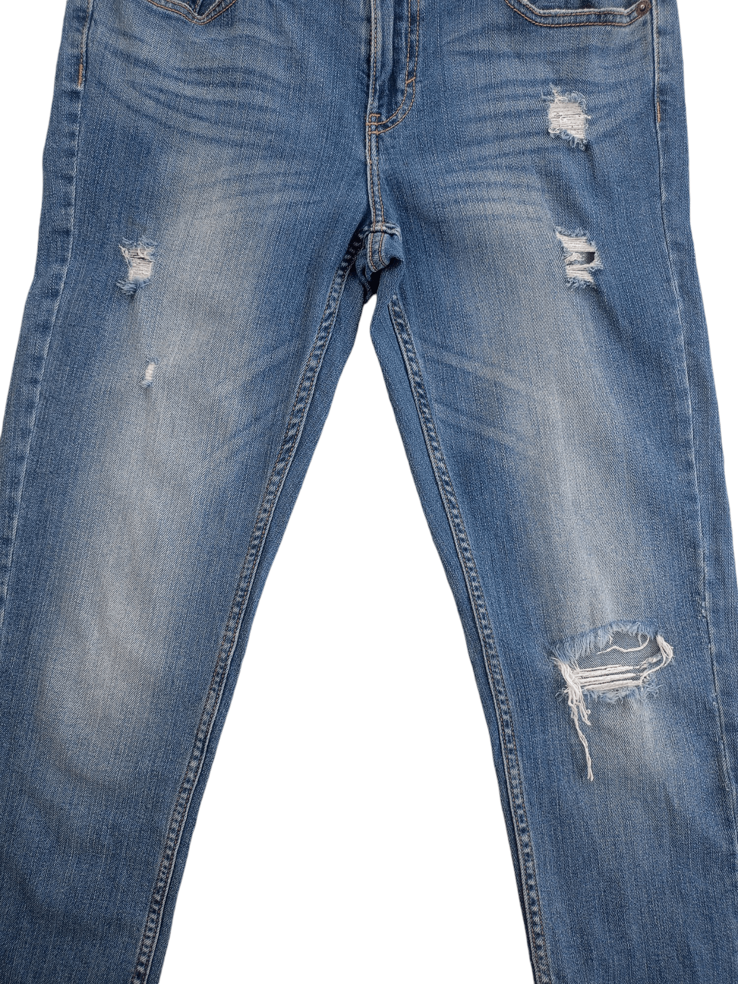 Banana Republic BANANA REPUBLIC Slim Fit Distressed Streetwear Jeans Size 26" / US 2 / IT 38 - 3 Thumbnail