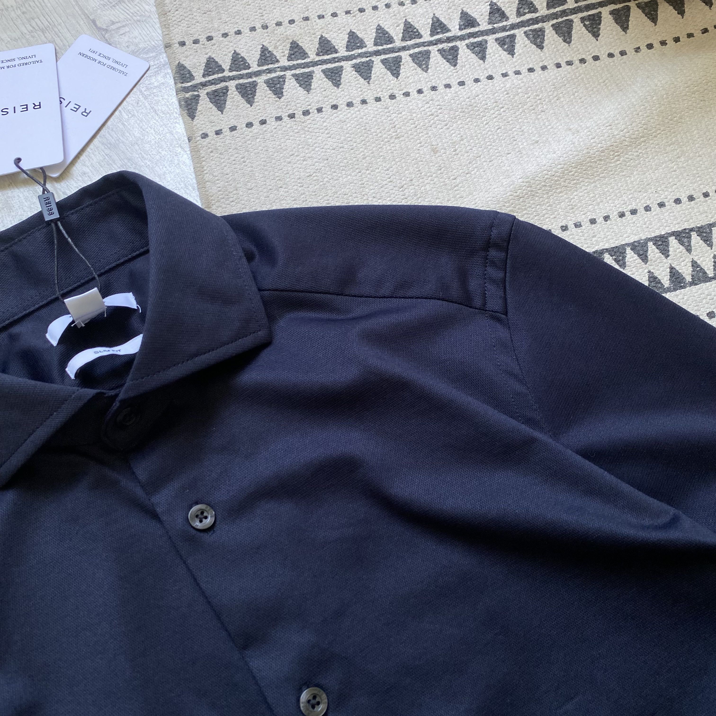 Reiss 👔 RRP $140 Designer Reiss shirt light Slim Fit Size US S / EU 44-46 / 1 - 4 Thumbnail