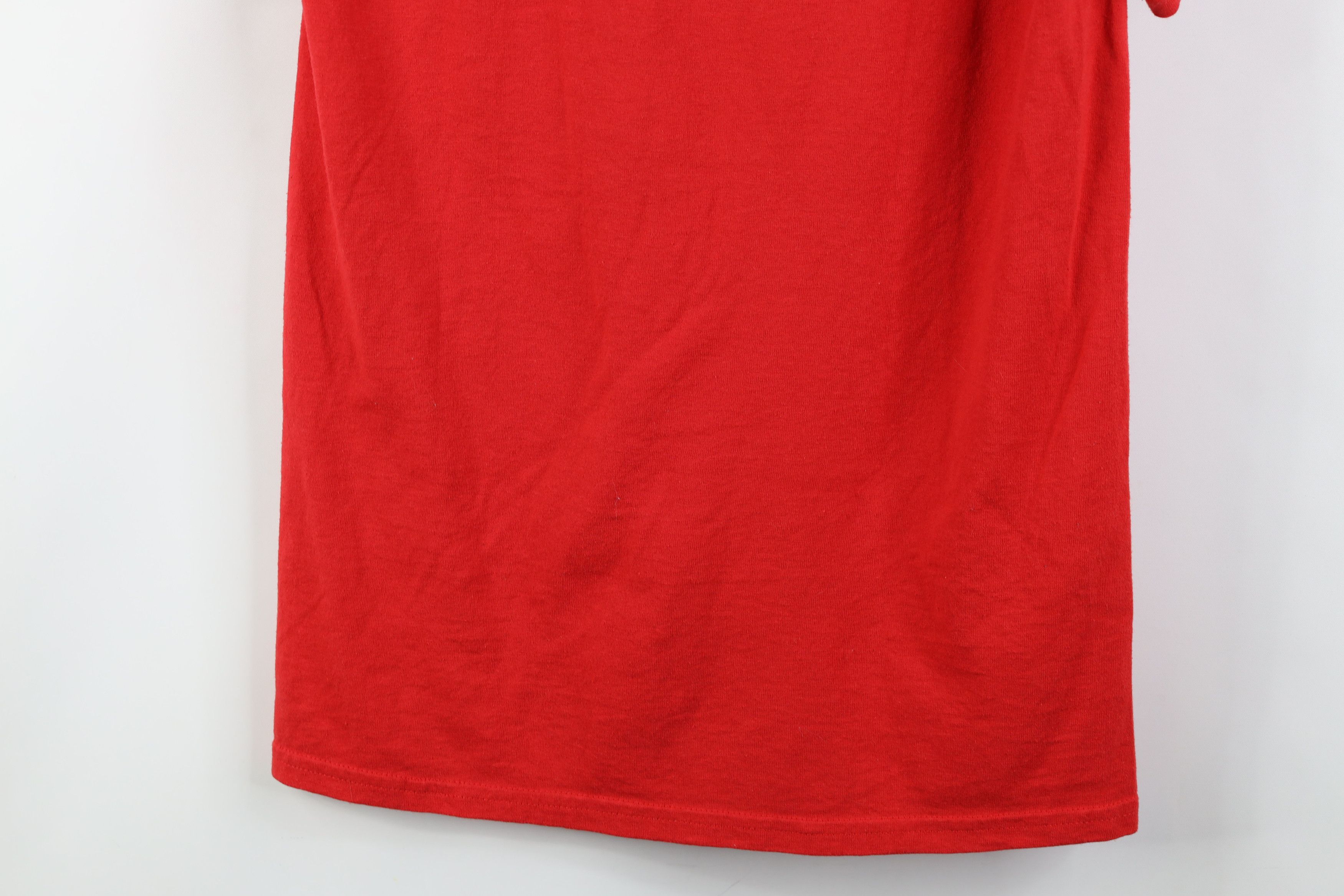 Vintage Y2K USA Hockey Nationals Short Sleeve T-Shirt Red Cotton Size US S / EU 44-46 / 1 - 12 Thumbnail