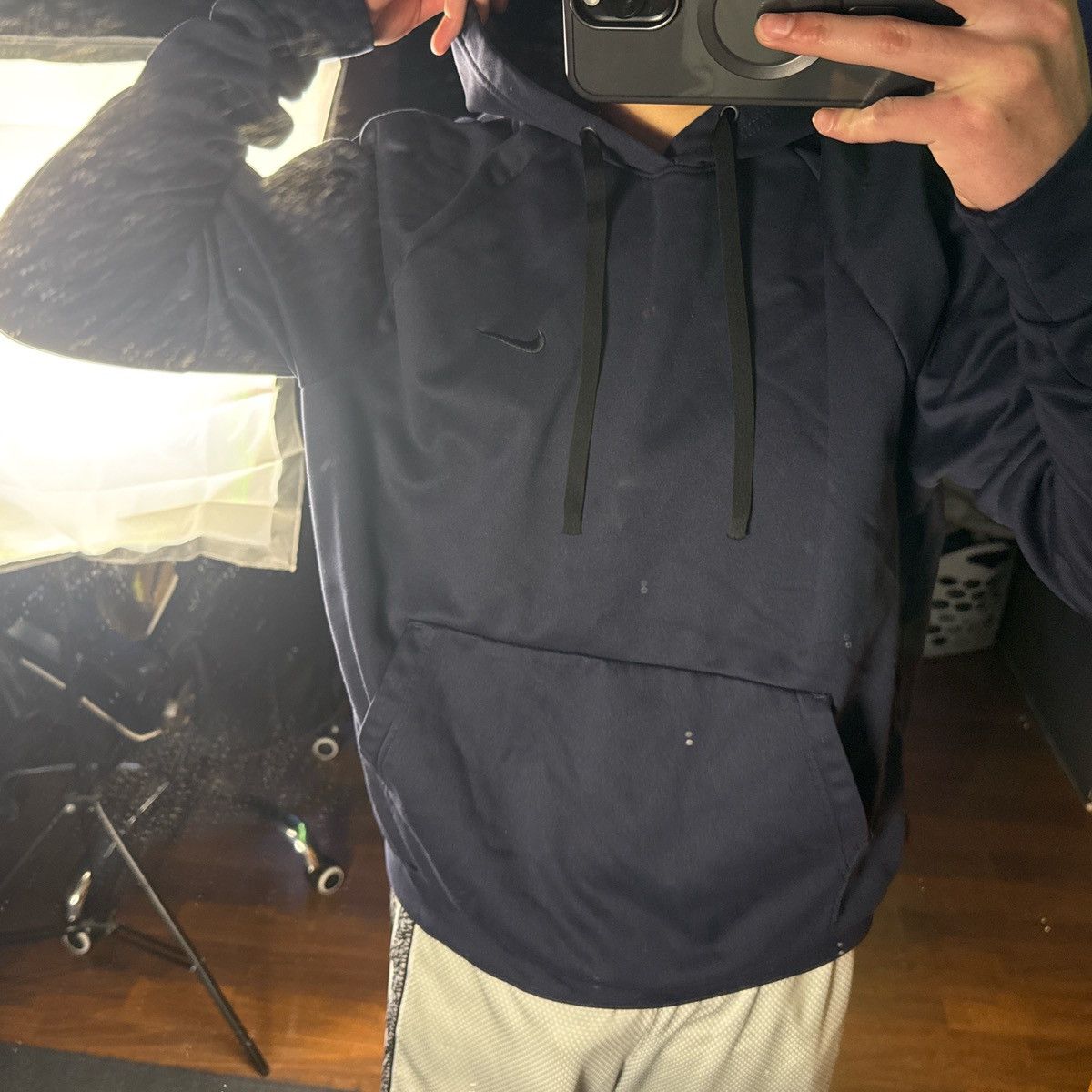 Nike Modern Navy blue Nike hoodie Size US M / EU 48-50 / 2 - 4 Thumbnail