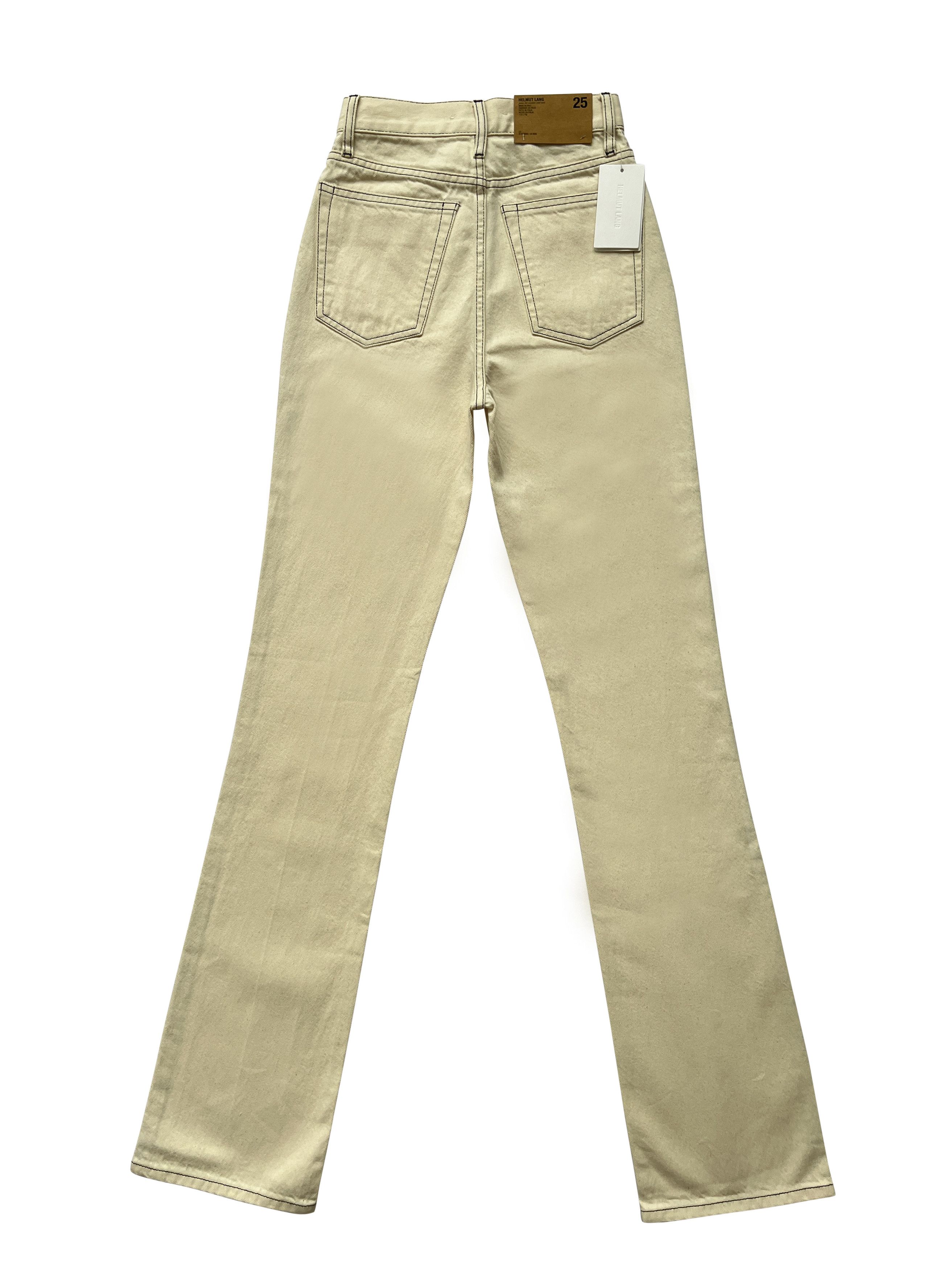 Helmut Lang ⚡️QUICK SALE⚡️Helmut Lang Natural Hi Bootcut High Rise Jeans Size 25" / US 0 / IT 36 - 2 Thumbnail