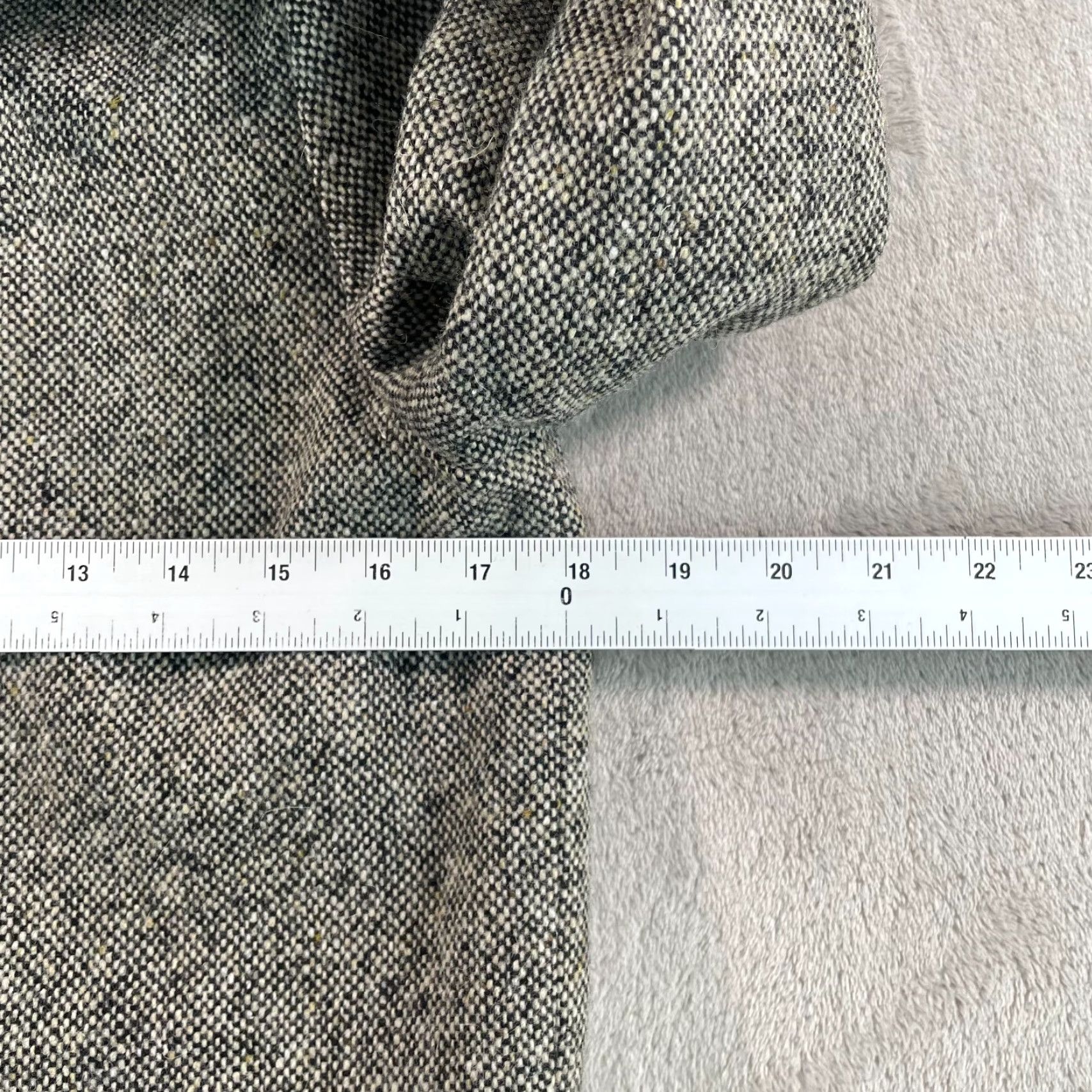 Gap VINTAGE GAP Skirt & Jacket 2 Piece Set Women 4 Grey Wool Blend Pleated Tweed Grey 1990s Womens Size 42" / US 20 - 5 Thumbnail