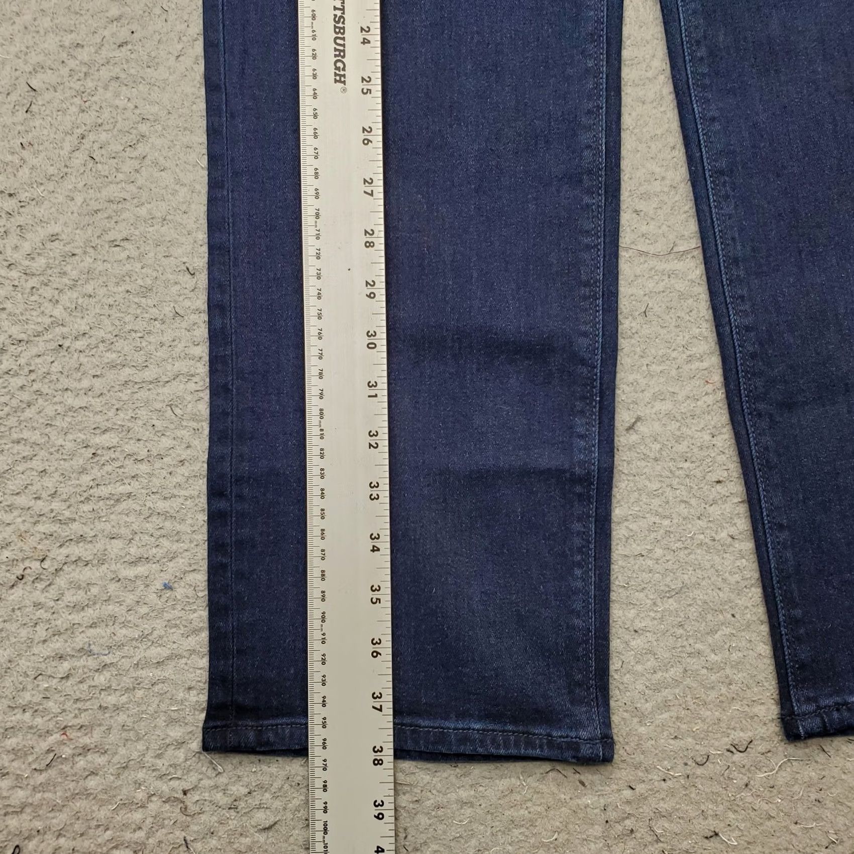 Hudson Hudson Womens Jeans 10 Blue Denim Stretch Straight Size 32" / US 10 / IT 46 - 3 Thumbnail