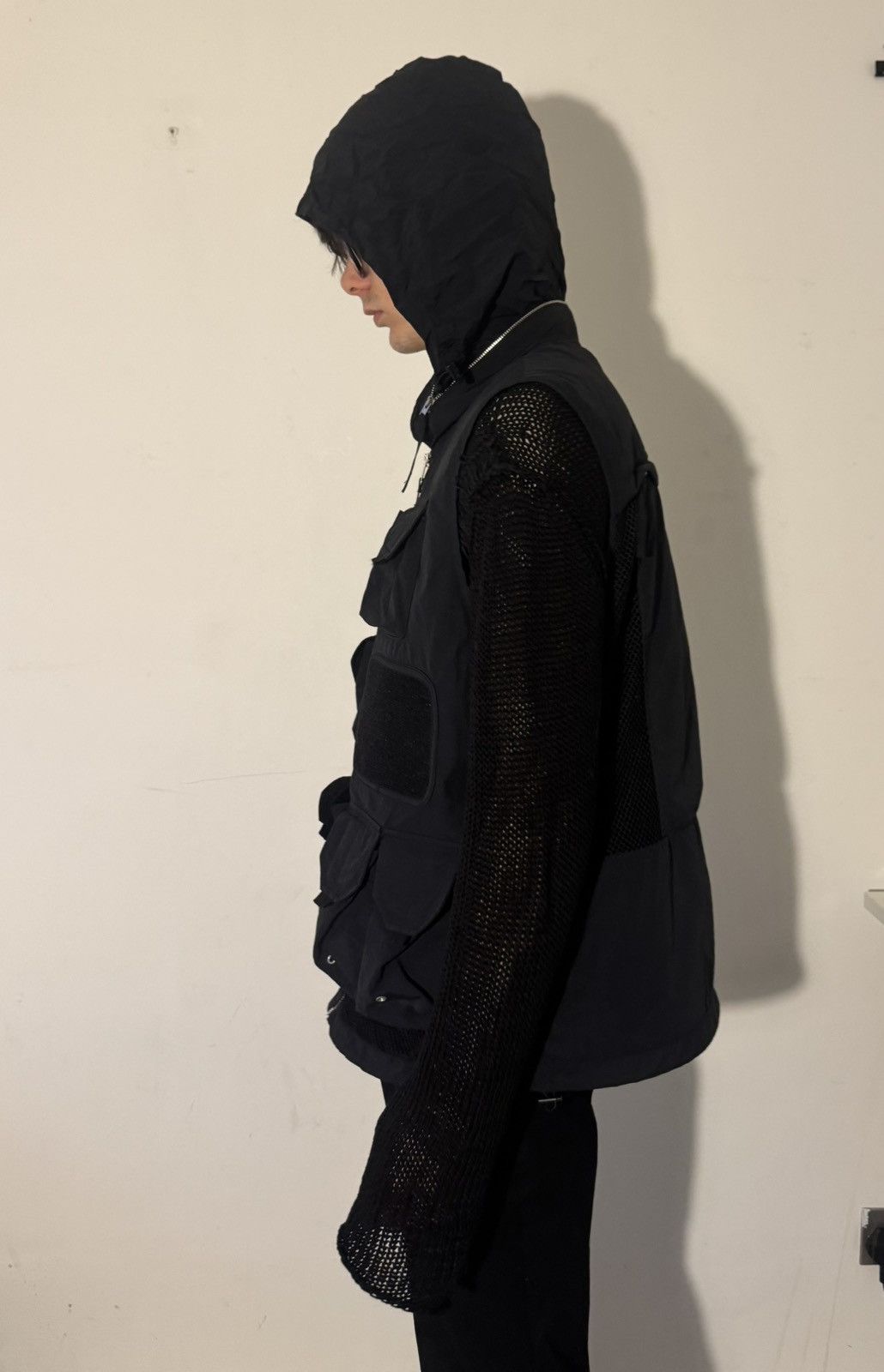 Helmut Lang Helmut Lang Black Tactical Vest Size US M / EU 48-50 / 2 - 6 Thumbnail