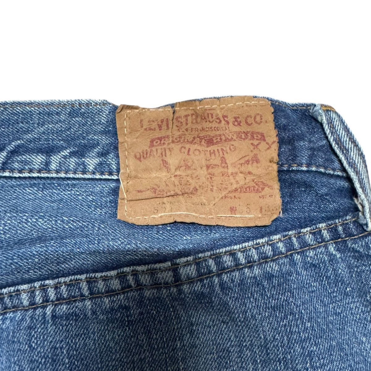 Levi's Vintage 70s Levis 501 Redline Selvedge Jeans Single Stitch Size US 33 - 10 Thumbnail