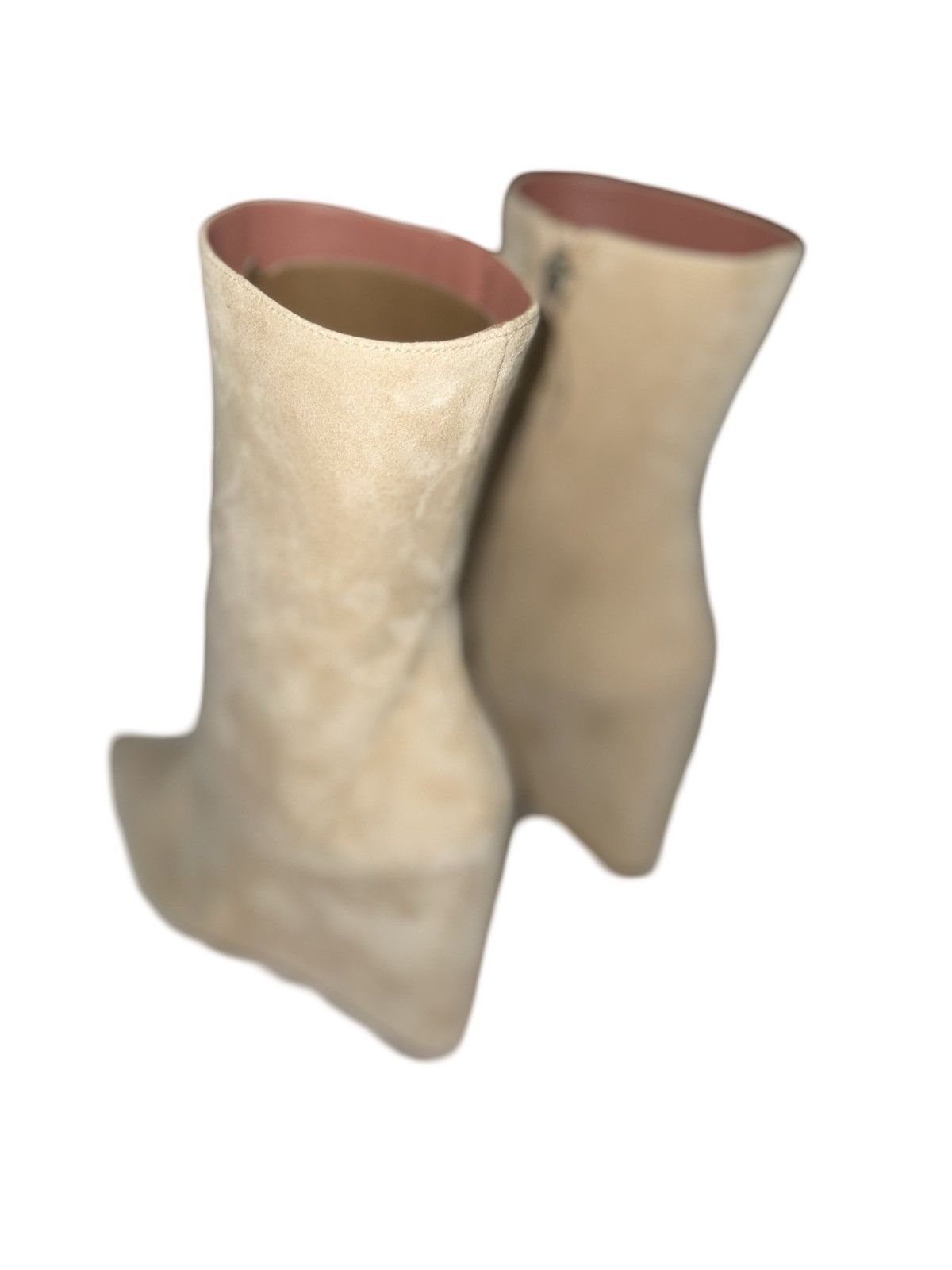 Amina Muaddi AMINA MUADDI ‘FW21 | PERNILLE SUEDE WEDGE BOOTIE Size US 8 / IT 38 - 3 Thumbnail