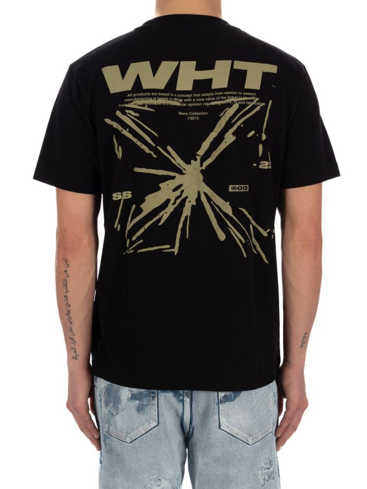 Off-White o1in1s1024 Q:1 / Splash Arr Slim S/S T-Shirt in Black Size US XS / EU 42 / 0 - 5 Thumbnail