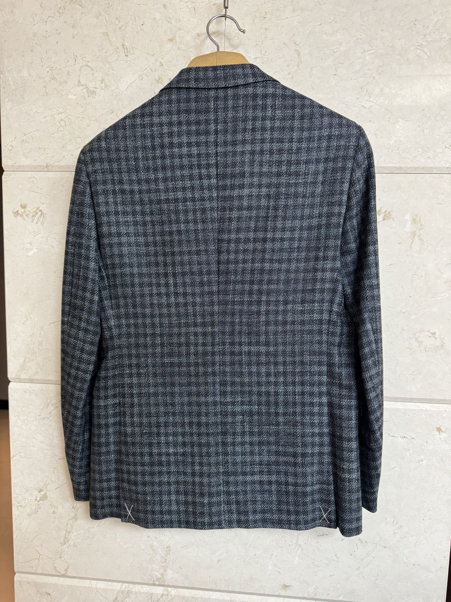 Ermenegildo Zegna ZEGNA / Tailored Milano Fit Check Pattern Blazer / EU 48 Size 38R - 3 Thumbnail