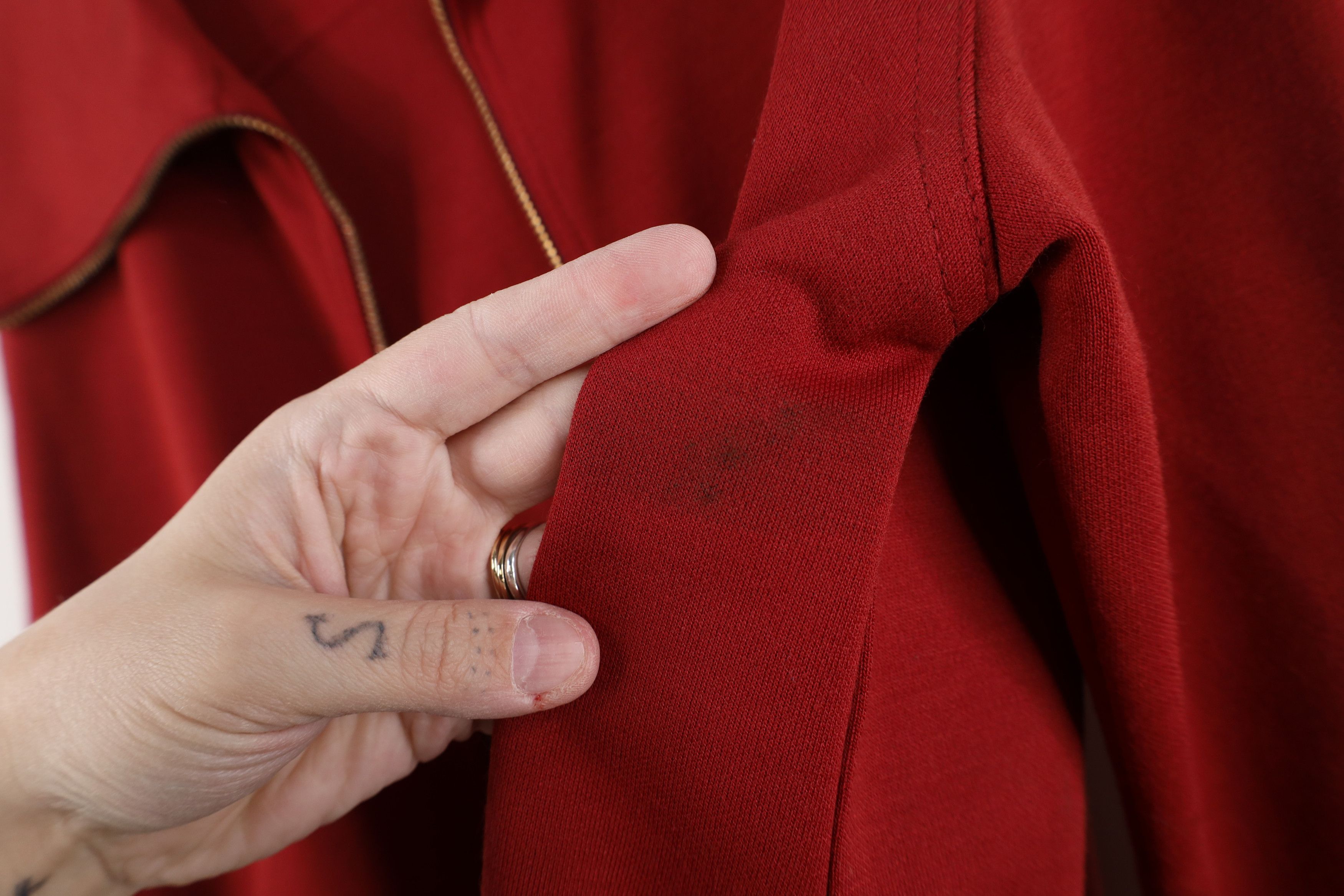 Vintage Vintage 60s Streetwear Knit Full Zip Jacket Red USA Size XL / US 12-14 / IT 48-50 - 13 Thumbnail