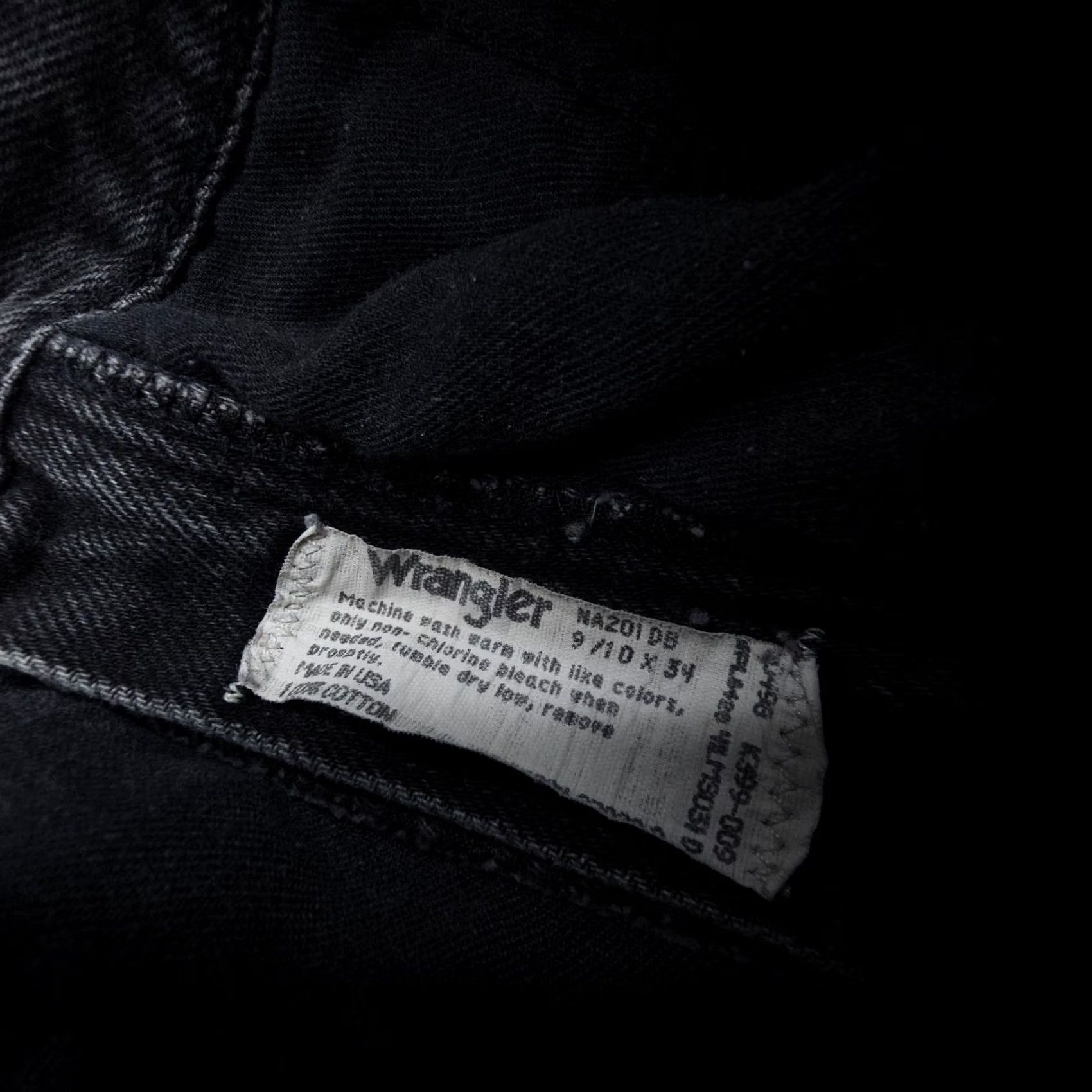 Wrangler VINTAGE Wrangler Silverlake High Rise Jeans Women Regular 26 Black 80s 90s Western Denim 32in Inseam Jeans Size 32" / US 10 / IT 46 - 5 Thumbnail