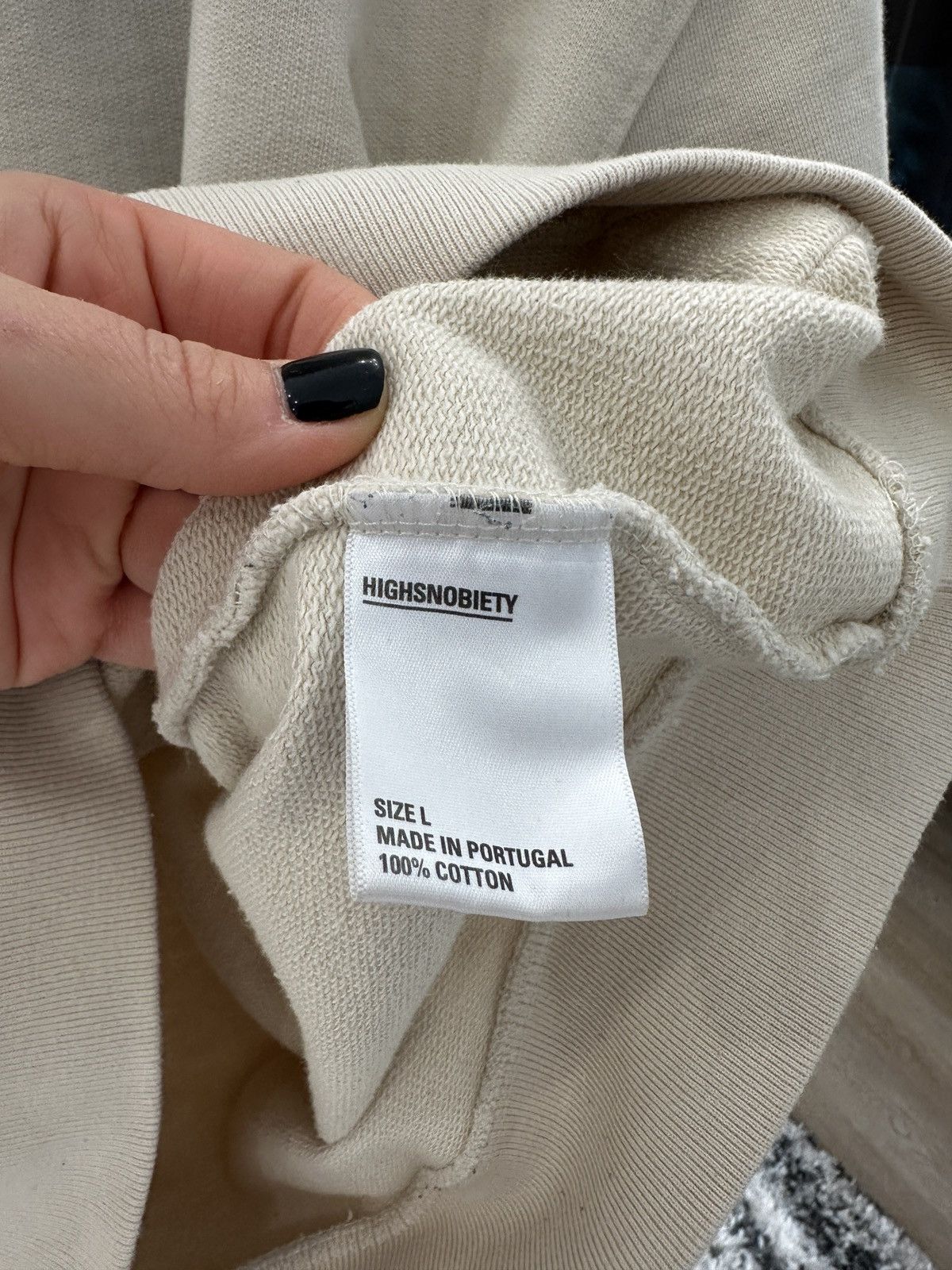 Highsnobiety Highsnobiety Hoodie – Made in Portugal 🔥 Size: L Size US L / EU 52-54 / 3 - 8 Thumbnail