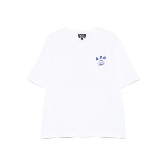 A.P.C. Men T-Shirts COHGS M26530 AAB WHITE