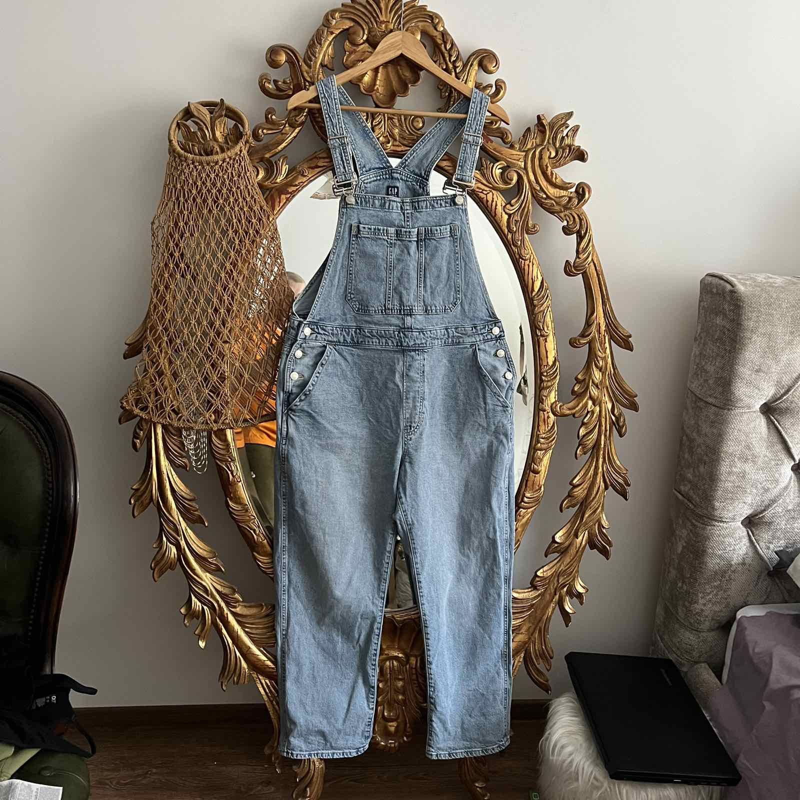 Gap GAP DENIM OVERALLS SZ L Size 26" / US 2 / IT 38 - 1 Thumbnail