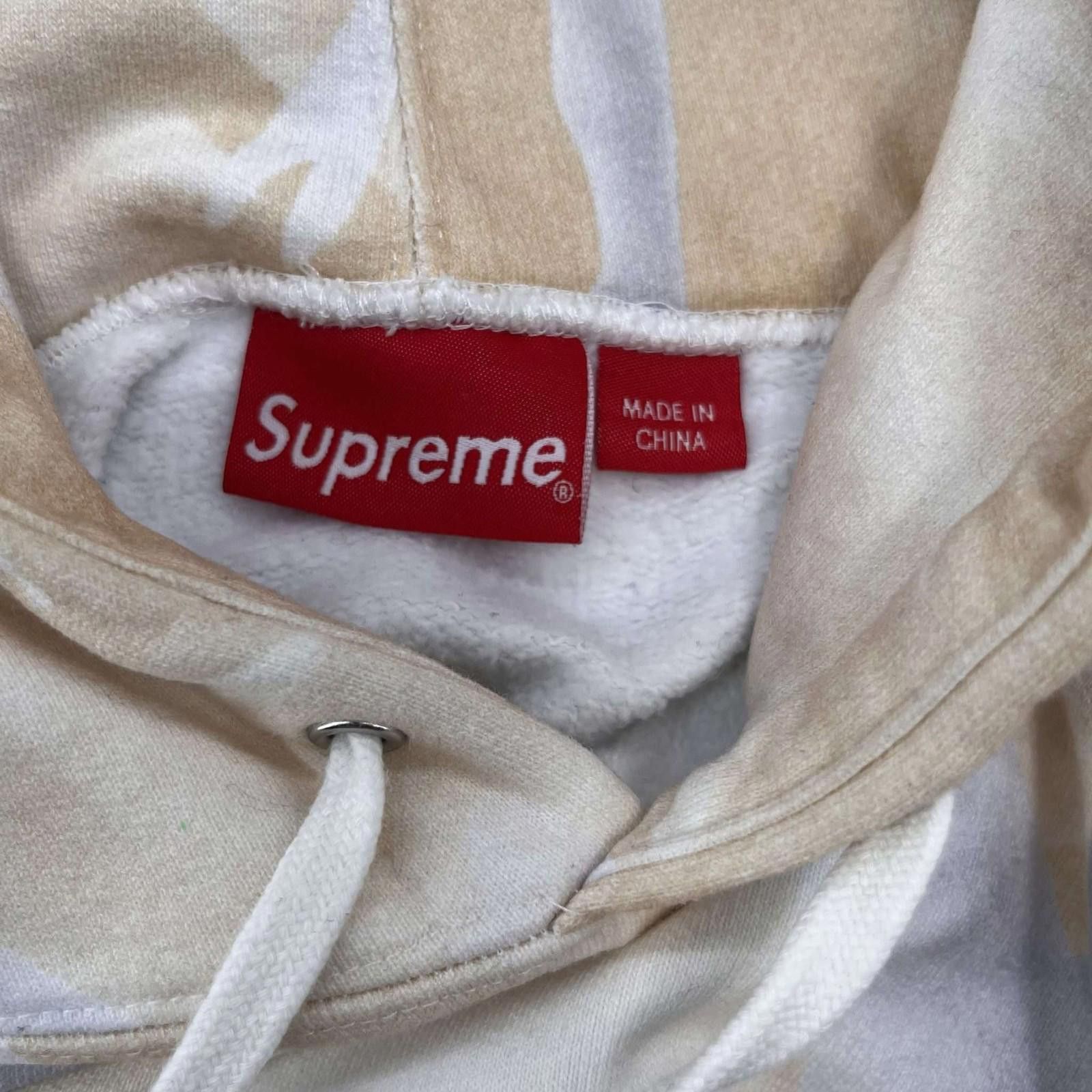 Supreme Supreme Doves Hooded Sweatshirt Tan S Used Size US S / EU 44-46 / 1 - 8 Thumbnail