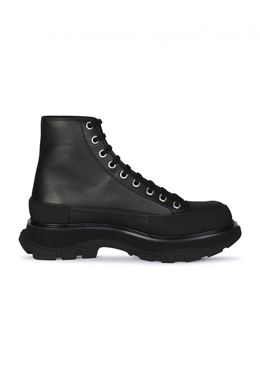 Alexander McQueen o1w1db10725 Tread Slick Boot in Black Size US 12 / EU 45 - 1 Thumbnail