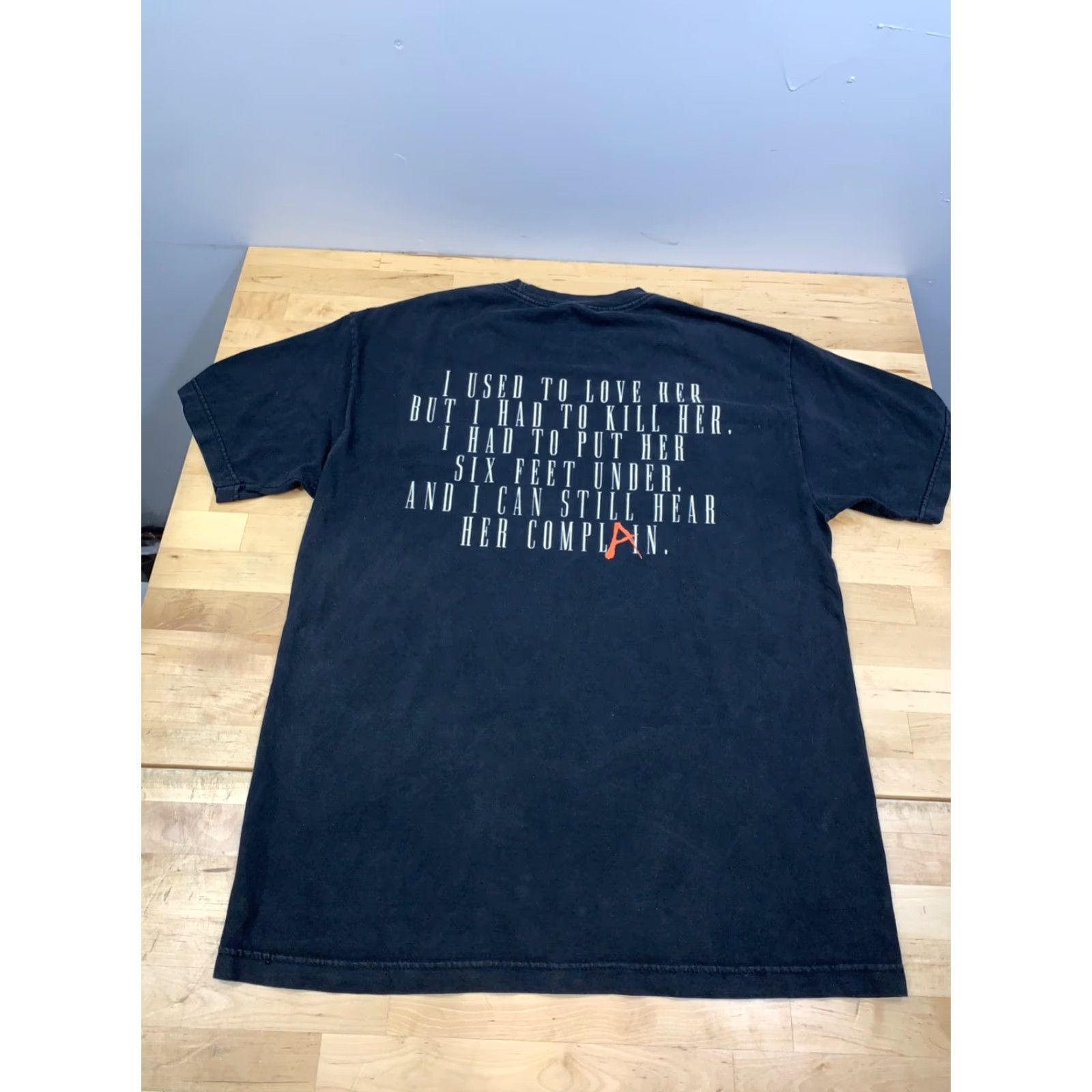 Vintage Sad bastard Band Shirt Mens L Black Rock Grim Reaper Devil Faded 11671 Size US L / EU 52-54 / 3 - 7 Thumbnail