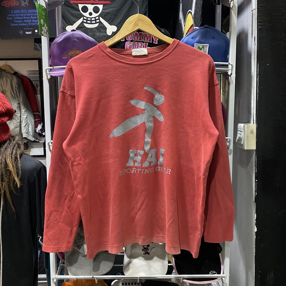Vtg Hai sporting gear long sleeve t shirt by Issey miyake