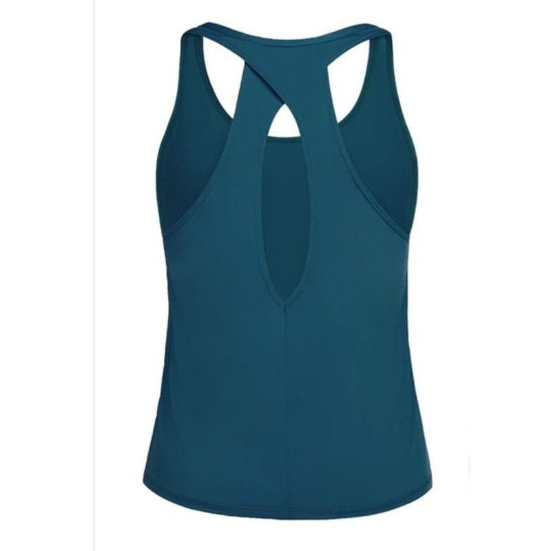 Other Tempt Me Teal 2 Piece Scoop Neck Top Shorts Tankini SwimSet Size ONE SIZE - 5 Thumbnail