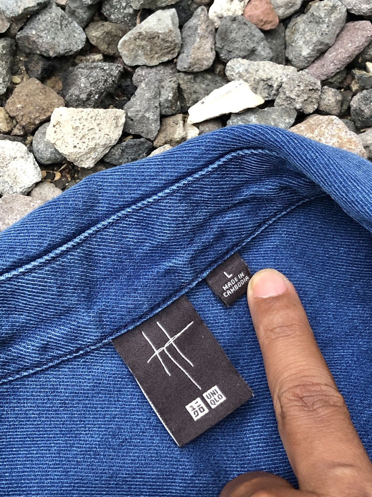 Uniqlo Hana Tajima x Uniqlo Shirt Jacket denim Size M / US 6-8 / IT 42-44 - 4 Thumbnail