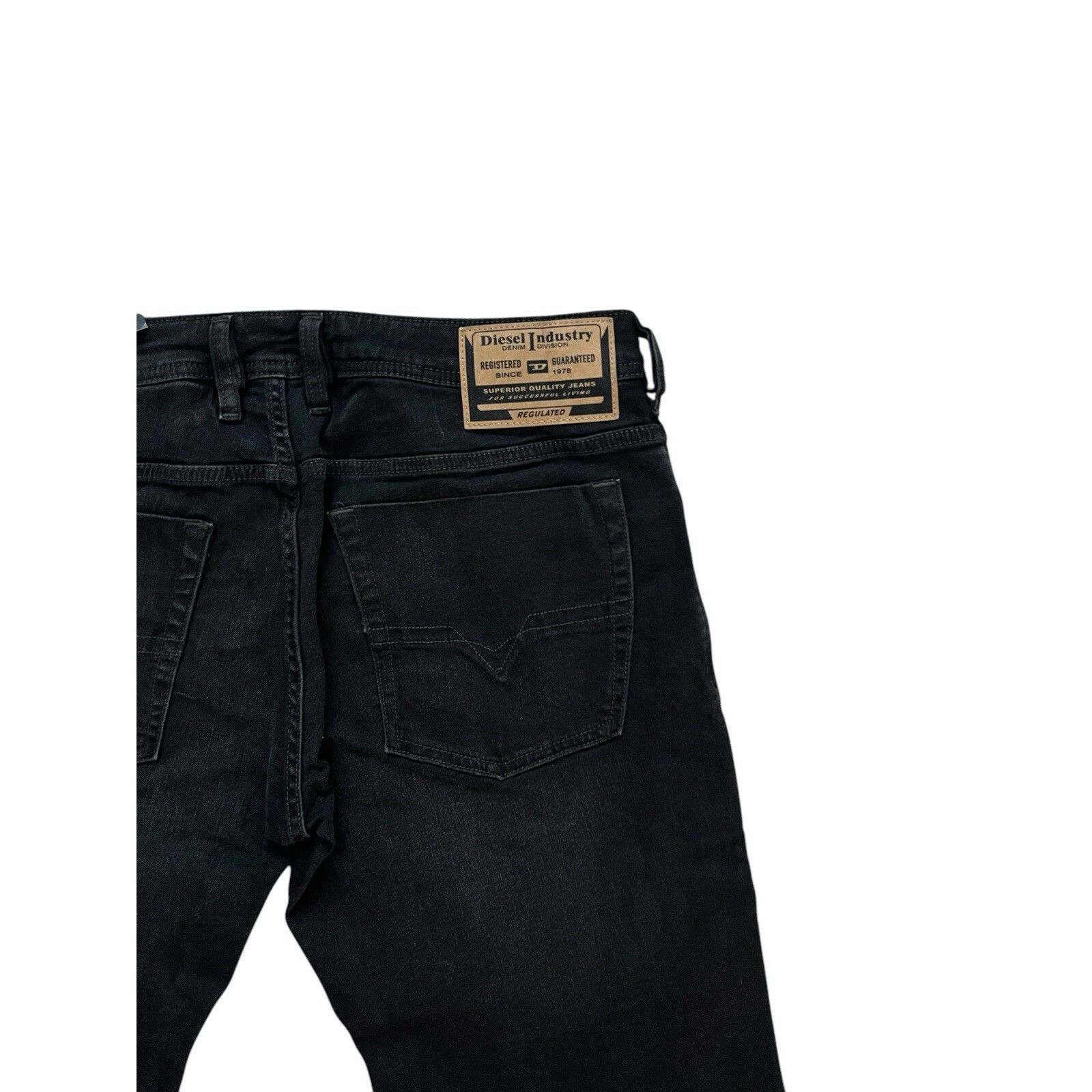 Diesel Diesel Mens Zatiny Bootcut Jeans RB064 Black $195 Size 36/32 Size US 36 / EU 52 - 6 Thumbnail