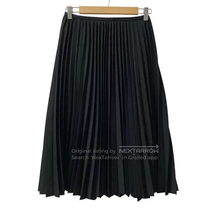 Comme des Garcons Comme des Garcons size M Retro Black Pleated Skirt Size 22" - 1 Thumbnail