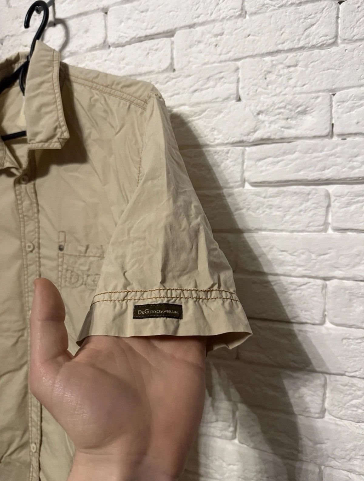 Dolce & Gabbana Rare Vintage Dolce & Gabbana Nylon Safari Shirt Huge Logo Size US XL / EU 56 / 4 - 3 Thumbnail