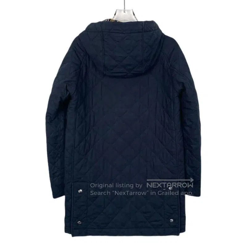 Burberry Burberry Quilted Cotton Jacket in Dark Blue. Size XS / US 0-2 / IT 36-38 - 2 Thumbnail