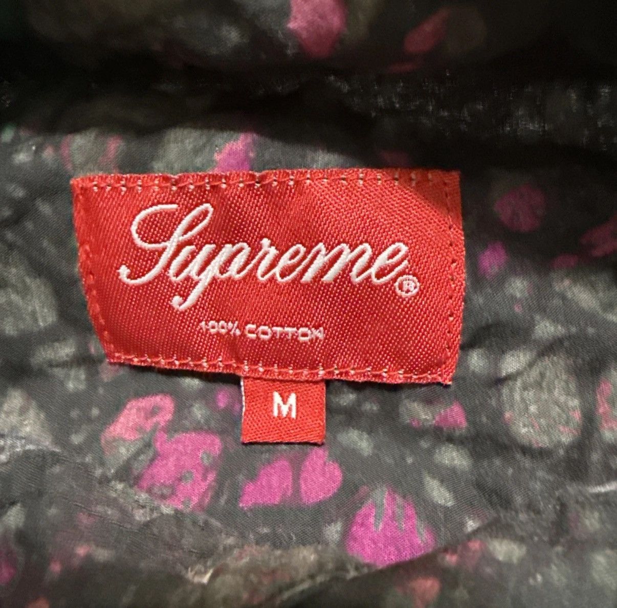 Supreme Supreme Acid Floral Long sleeve Button Up Shirt Size M FW18 Size US M / EU 48-50 / 2 - 8 Thumbnail