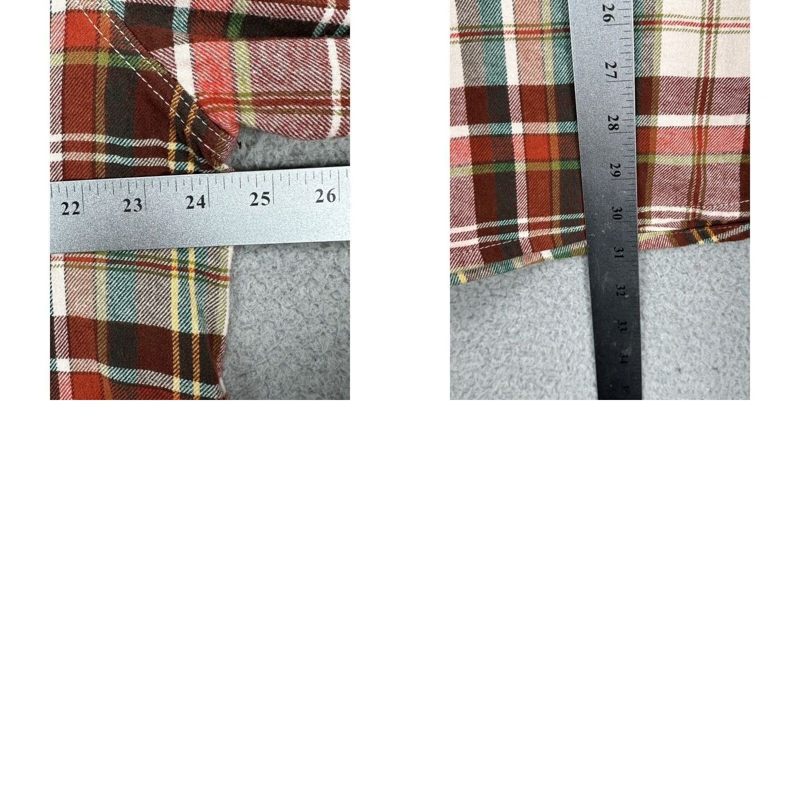 Eddie Bauer VINTAGE Eddie Bauer Shirt Mens 2XL Brown Flannel Button Up Plaid Pocket Long Sleeve EUC Size US XXL / EU 58 / 5 - 8 Thumbnail