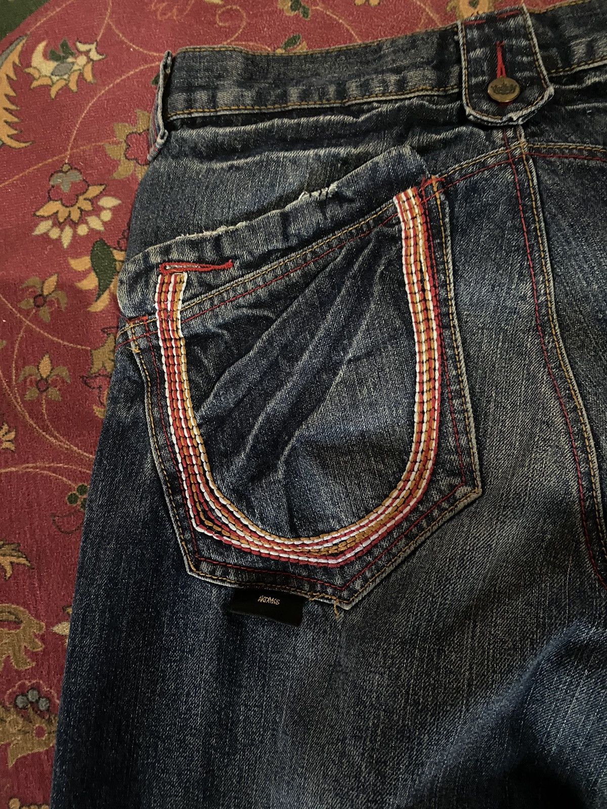 Akademiks Vintage Akademics ‘AKDMKS’ Distressed Jeans Size 32 Size US 32 / EU 48 - 7 Thumbnail