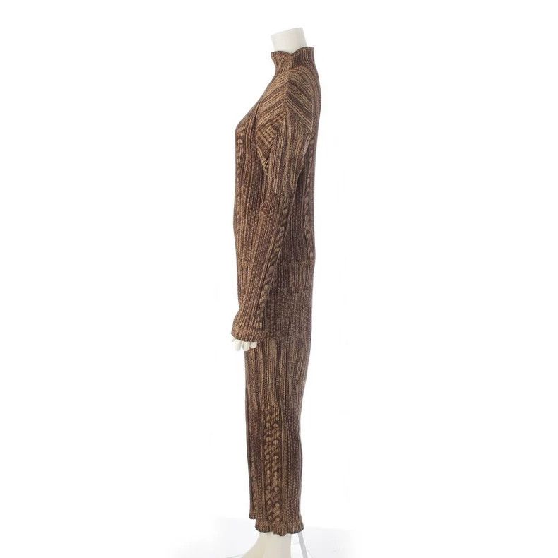 Issey Miyake Issey Miyake Twisted knitted transfer dress Size XXL / US 16-18 / IT 52-54 - 3 Thumbnail
