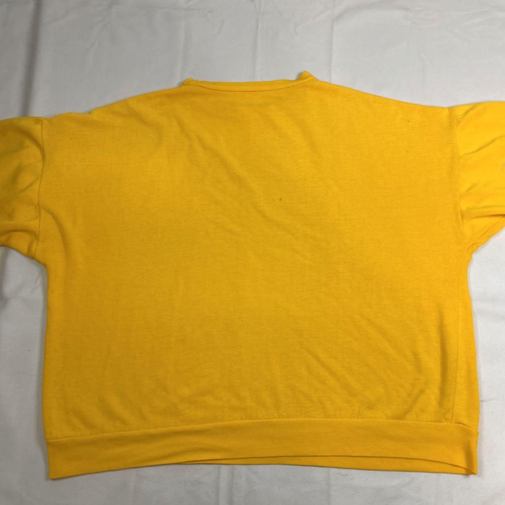 Vintage VINTAGE Crisco Racing Pullover Sweatshirt Men L Yellow Crewneck Mens Size US L / EU 52-54 / 3 - 7 Thumbnail