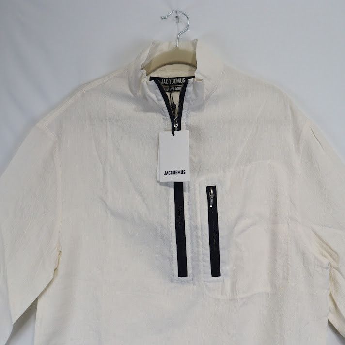 Jacquemus o1rshd1 Q:2 / LE Haut Vanilla Jacket in Off-White Size US M / EU 48-50 / 2 - 2 Thumbnail